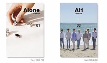 MINI4 專輯 ver.1:Alone[01]&[03] 哲勳CD
