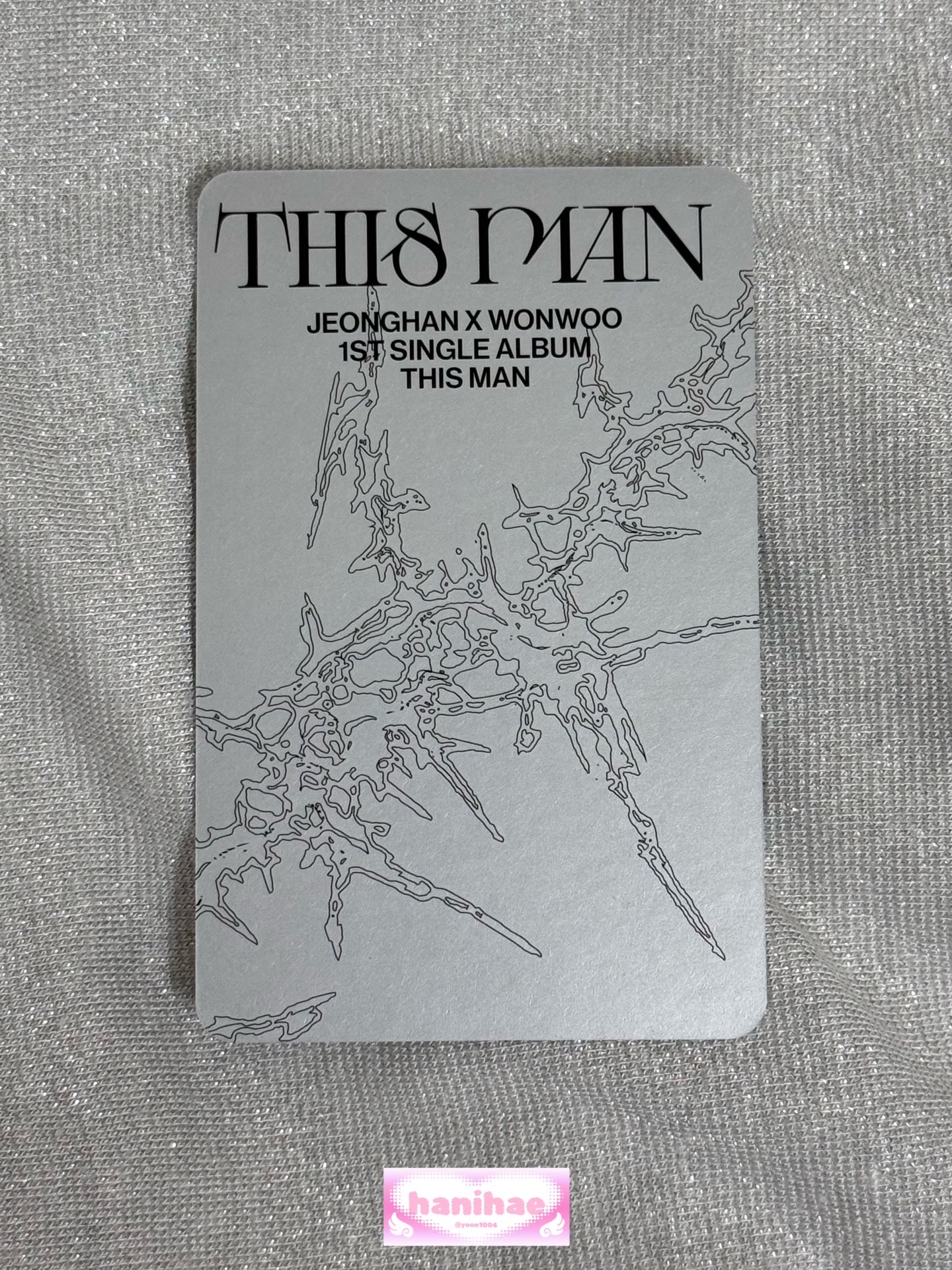 JXW 淨漢 圓佑 This man 雙人專卡