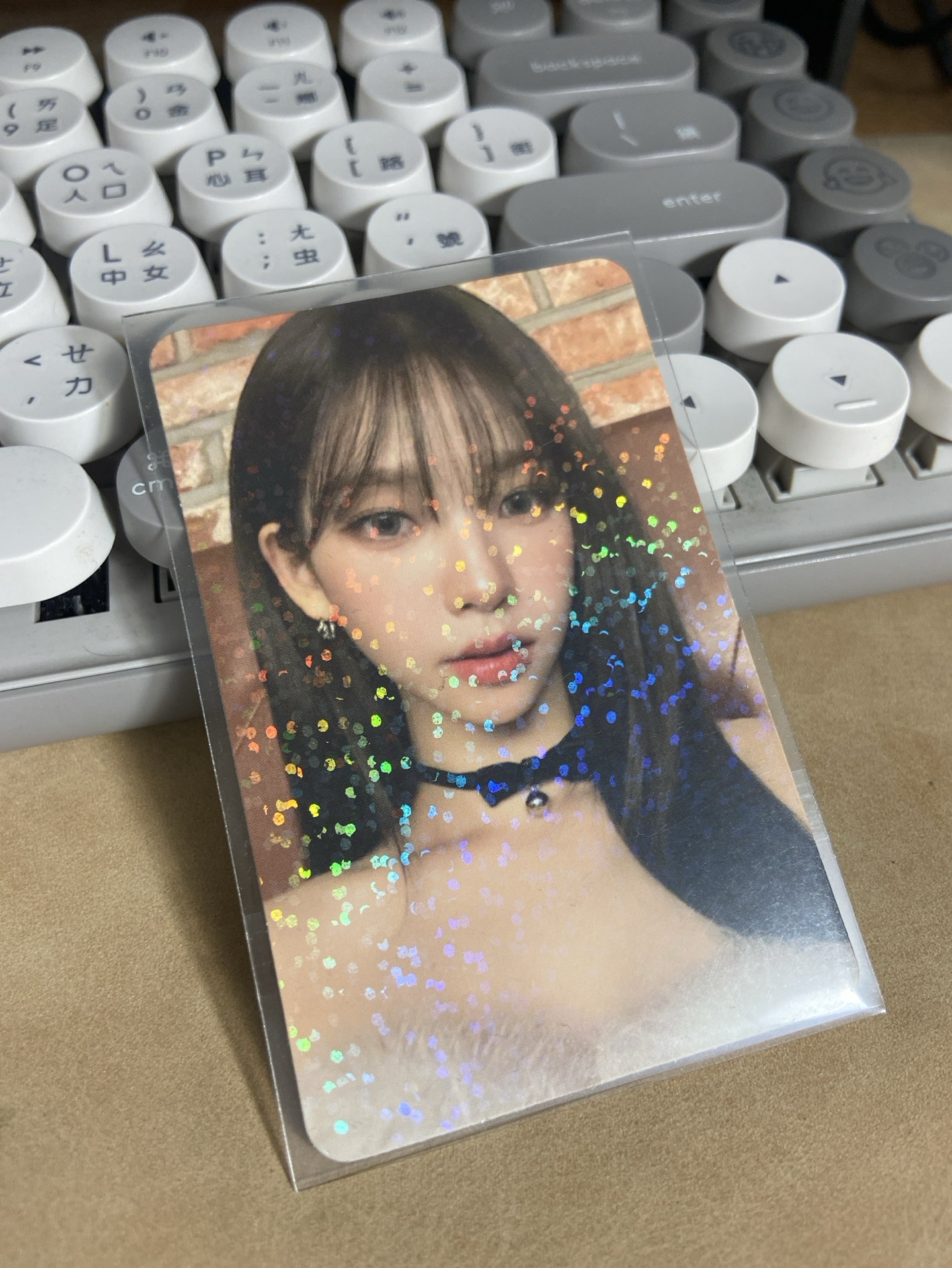 aespa pink christmas 隨機卡 閃卡柚 呆呆柚