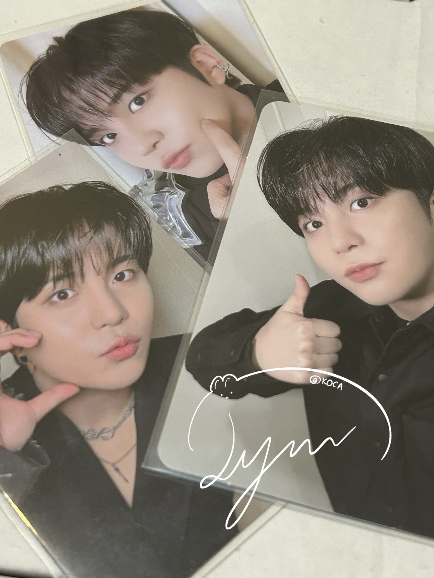 ATEEZ 鍾浩三張卡