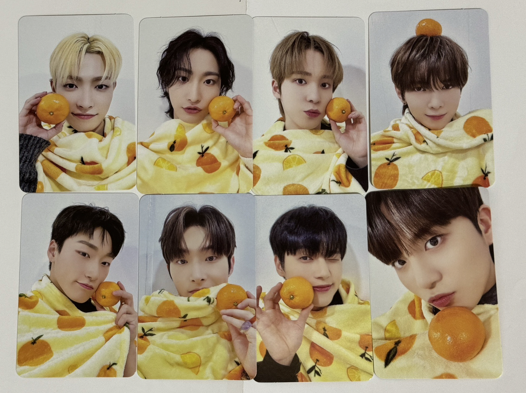 ATEEZ WILL MAKESTAR橘子毛毯簽售卡