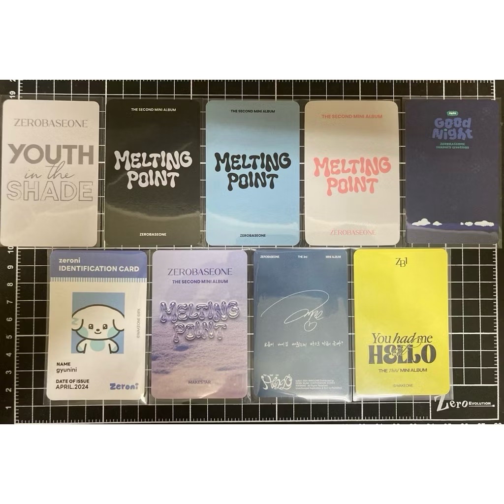 ZEROBASEONE ZB1 栽培園 小卡 章昊 奎彬 馬修