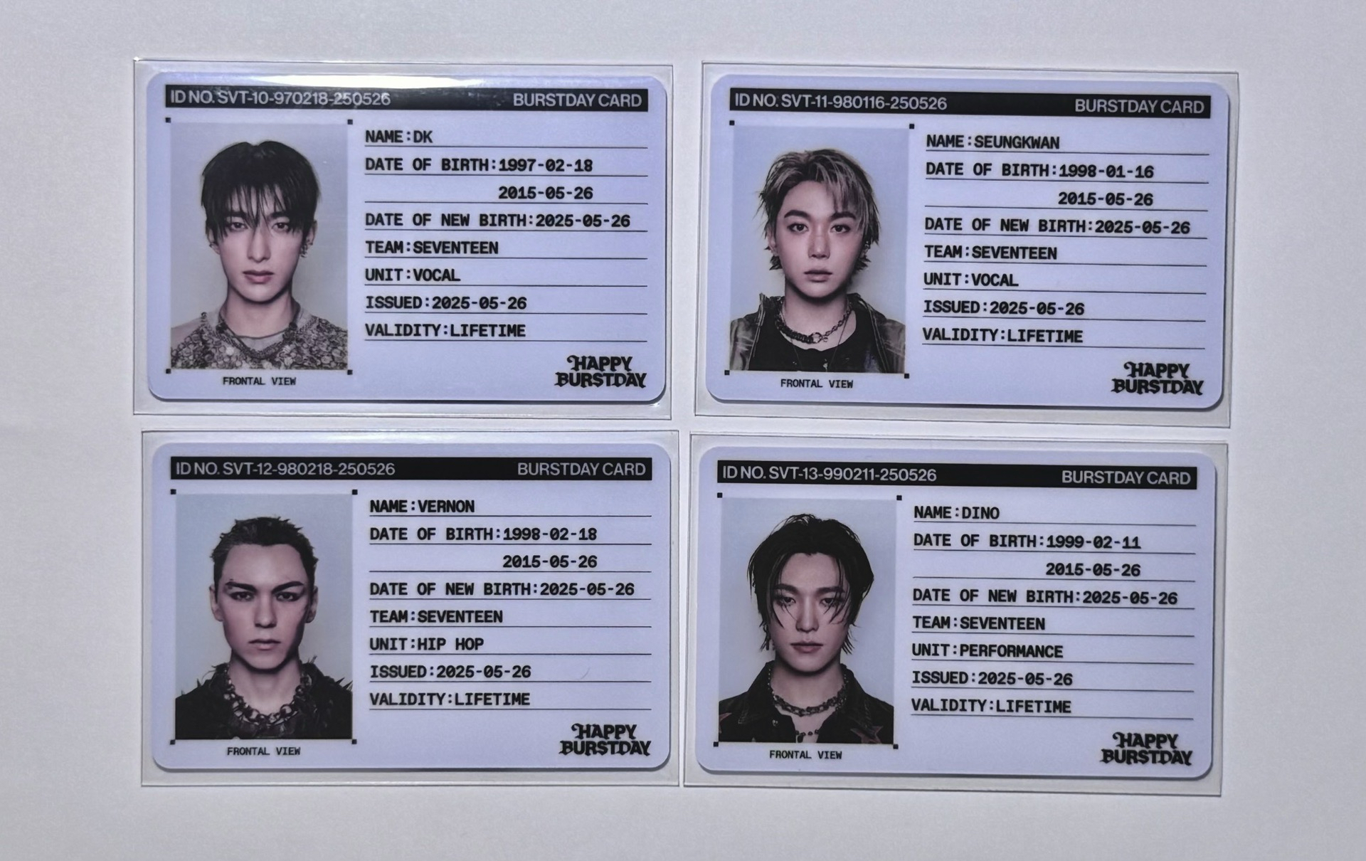 SEVENTEEN Happy Burstday new burstday ver.