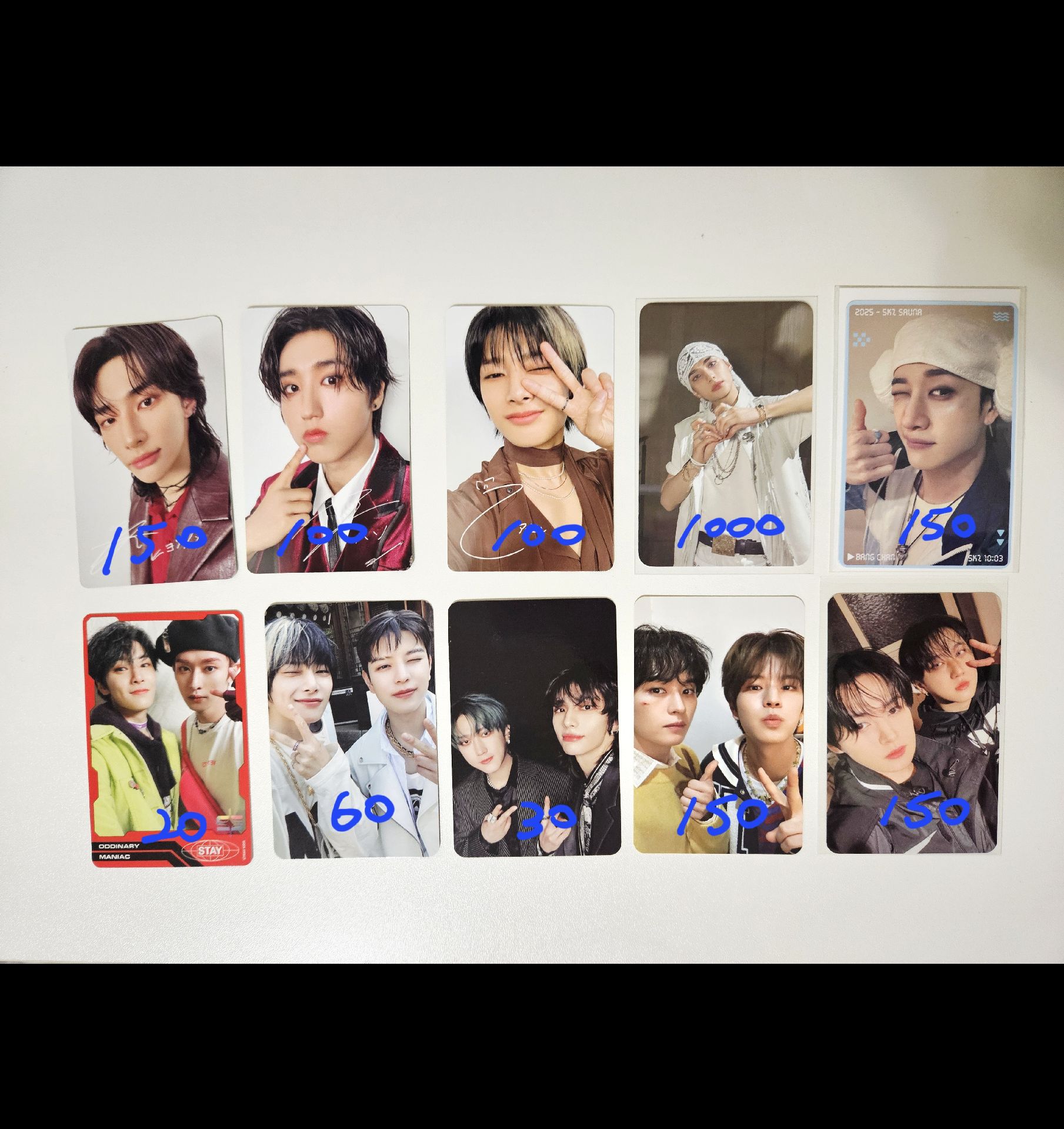 Stray Kids 特典卡 任務卡 雙人卡