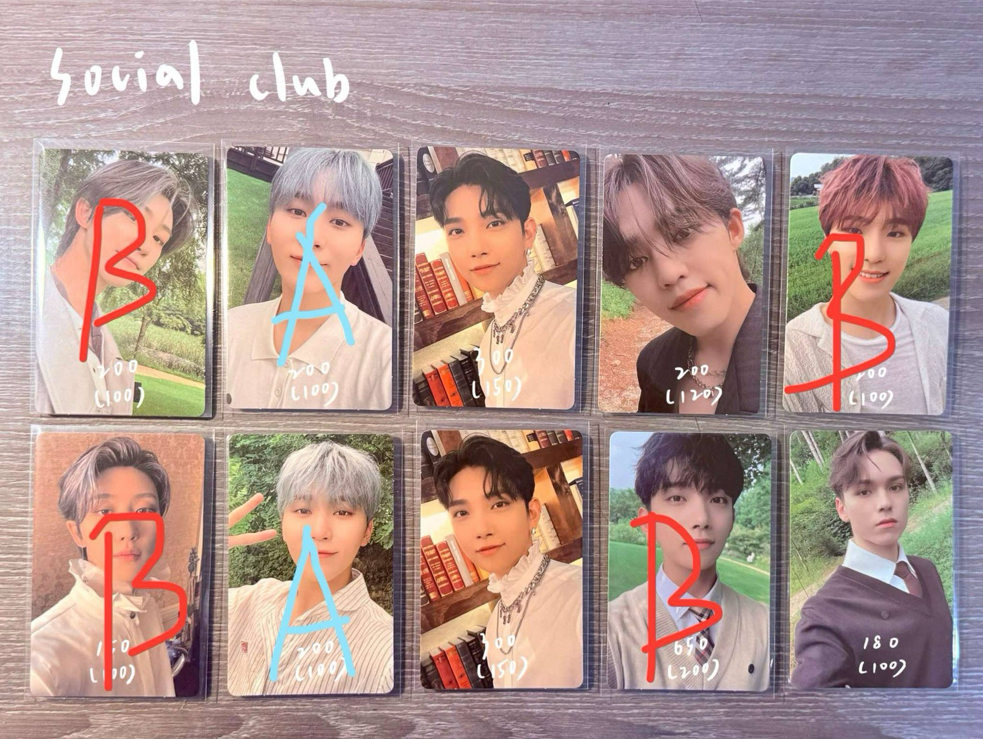 seventeen social club 小卡