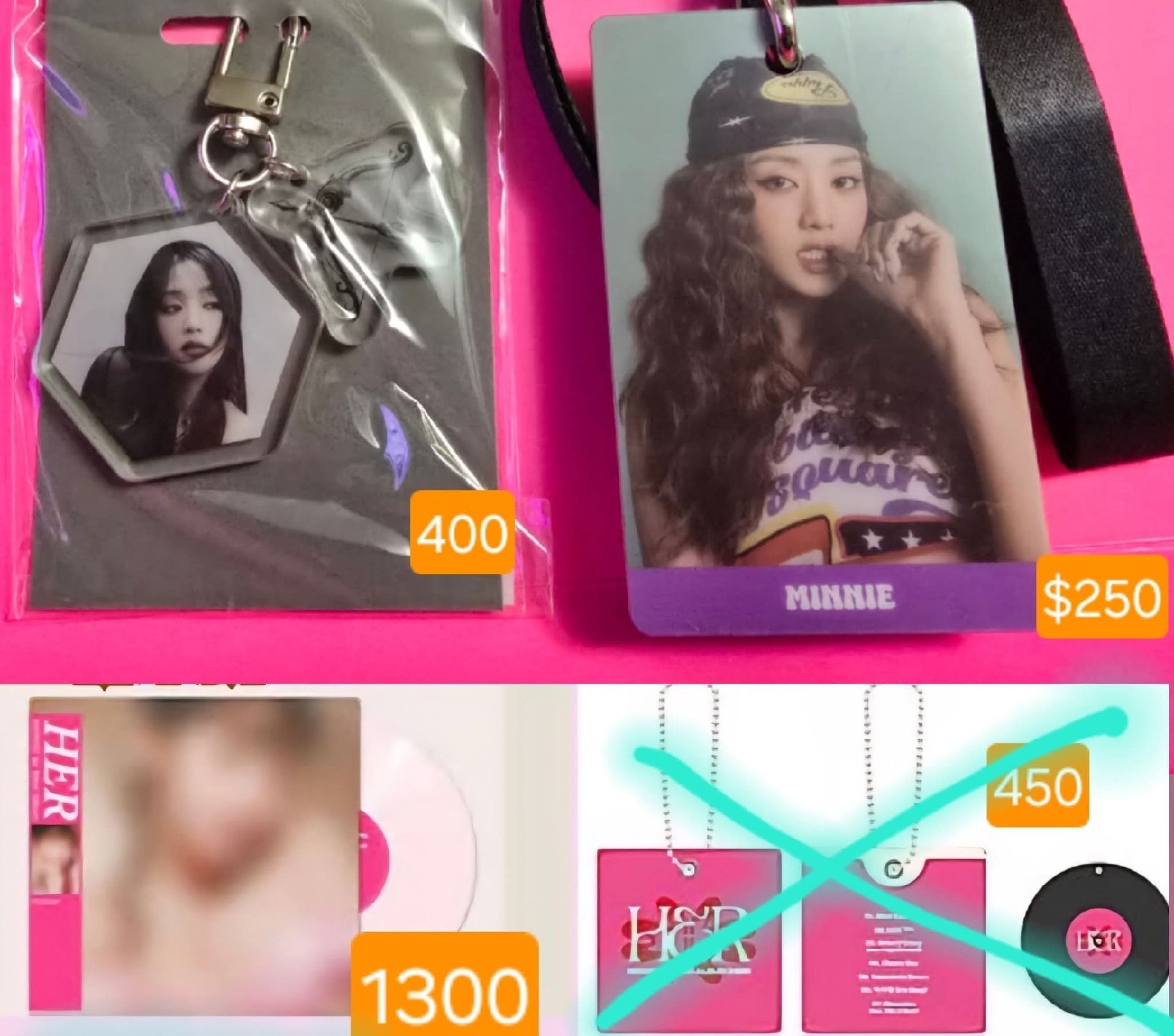 送鑰匙圈及吊牌                     妮lo黑膠 全新未拆 再販