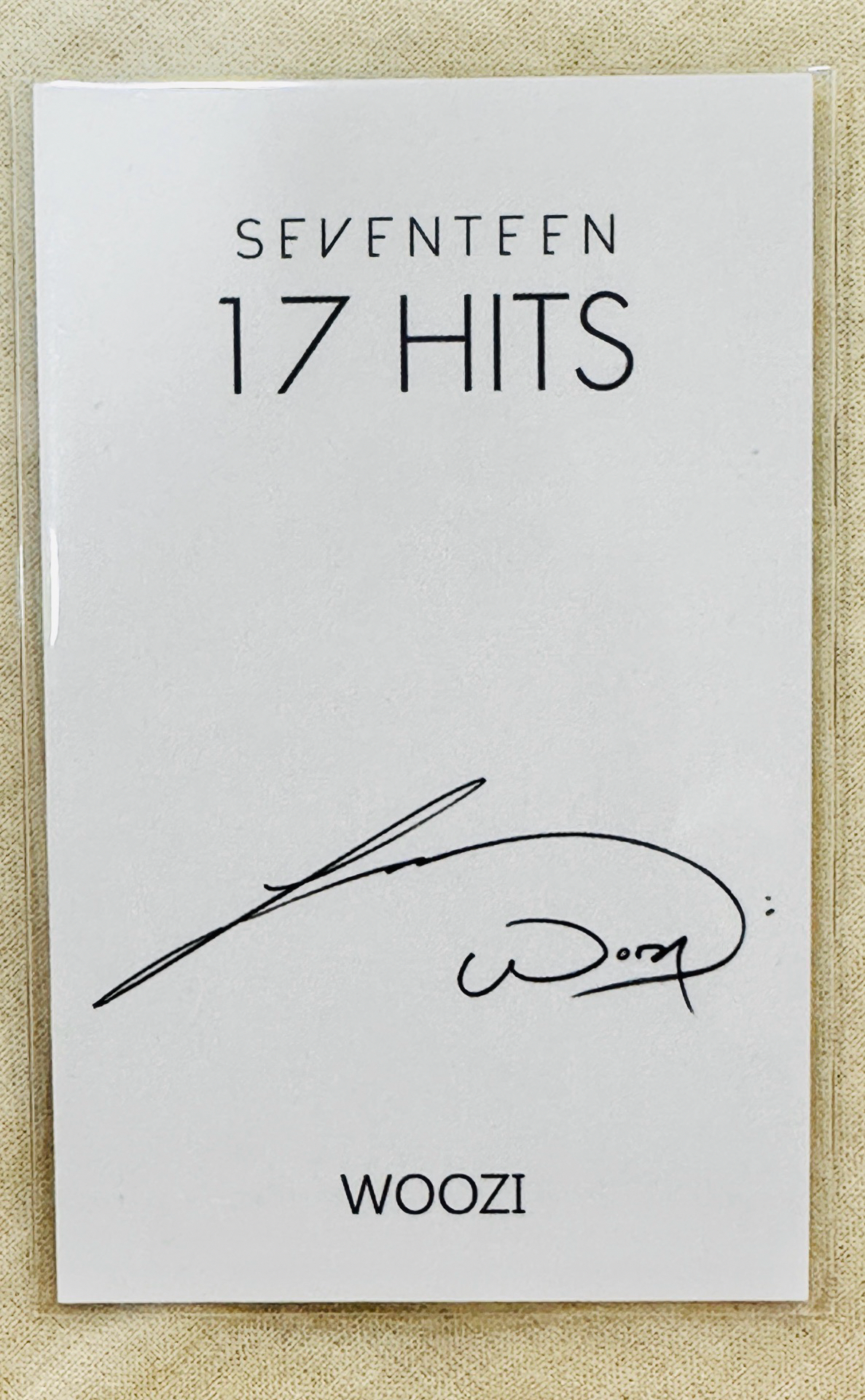 17 HITS Woozi 勳小卡（請留意賣場說明）