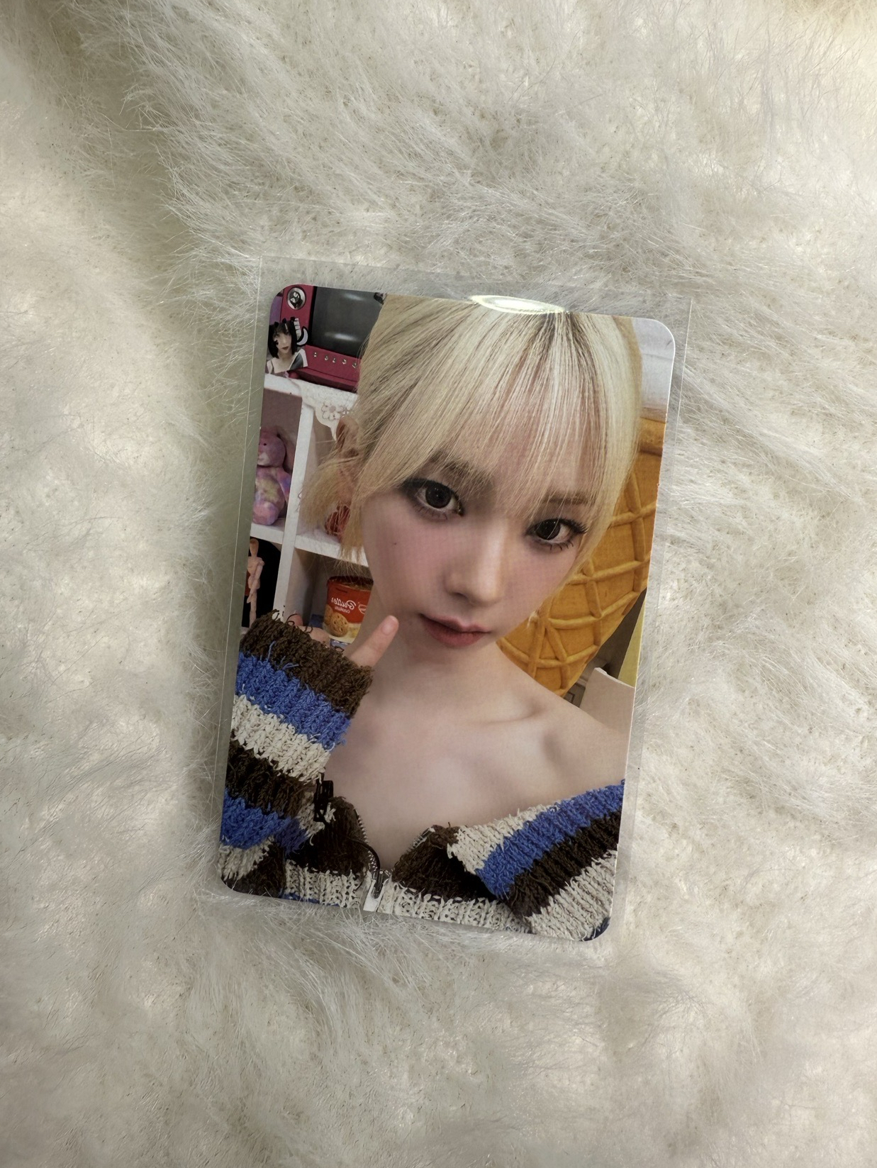 aespa spicy直播卡D柚 金髮