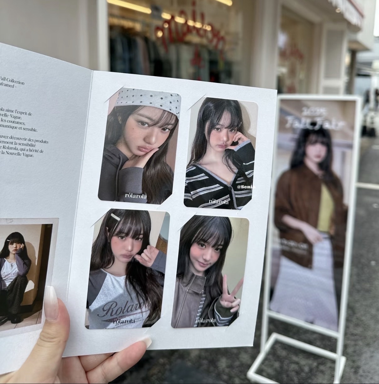 張員瑛 rolarola 代言卡