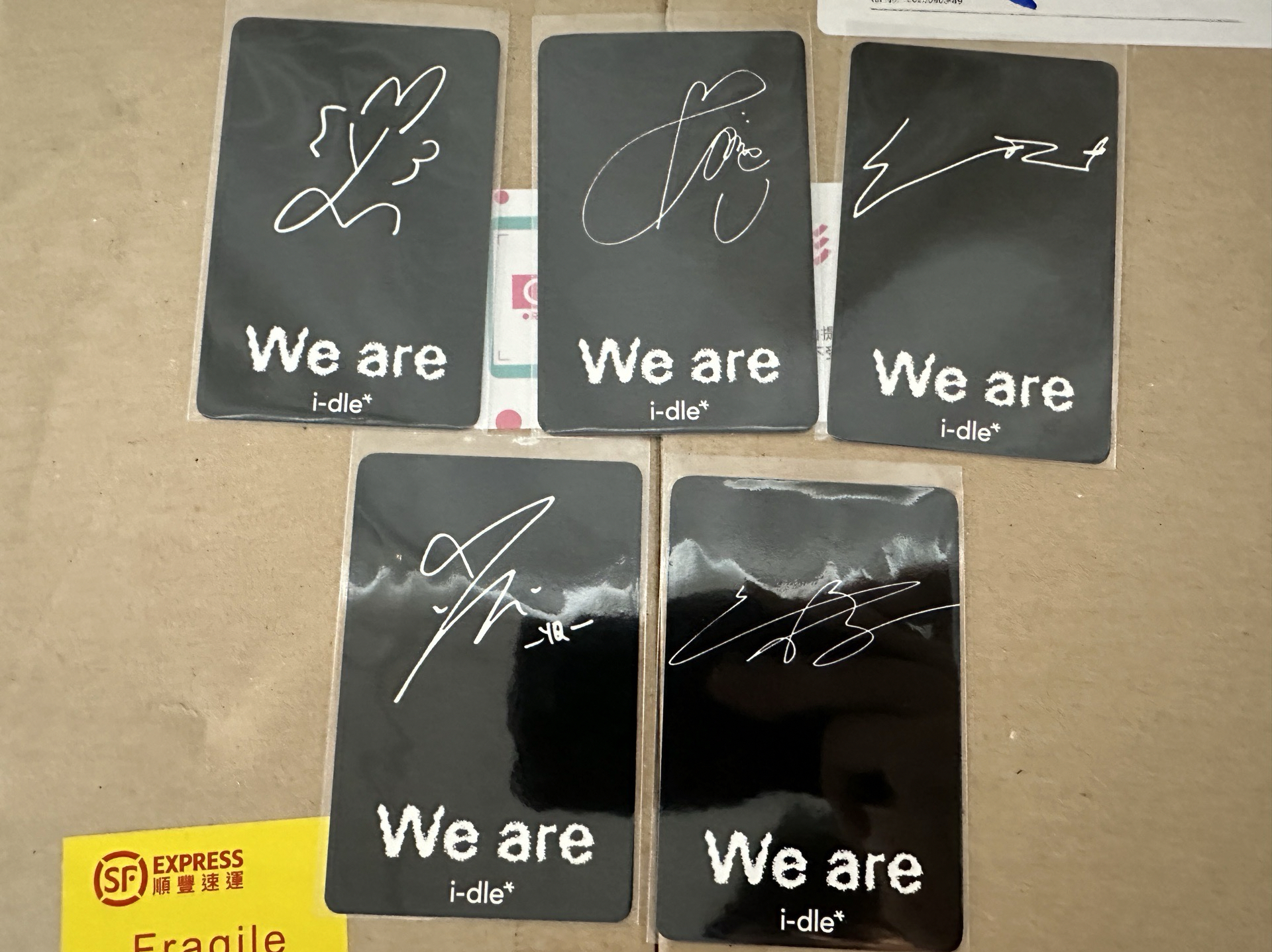 I-DLE fanme2.0台北簽售特典卡