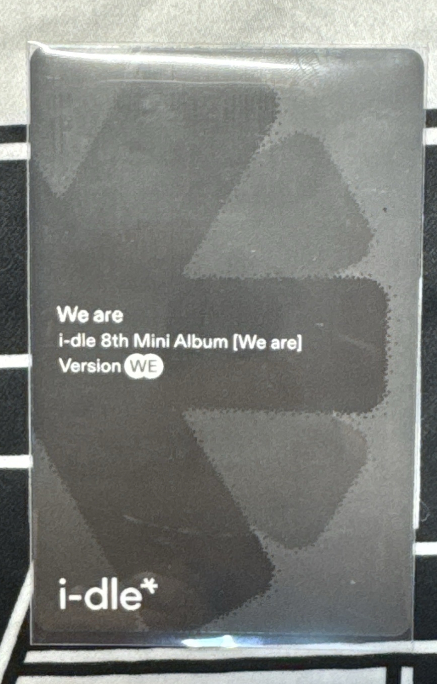 We are 專輯卡 WE版專卡 麵