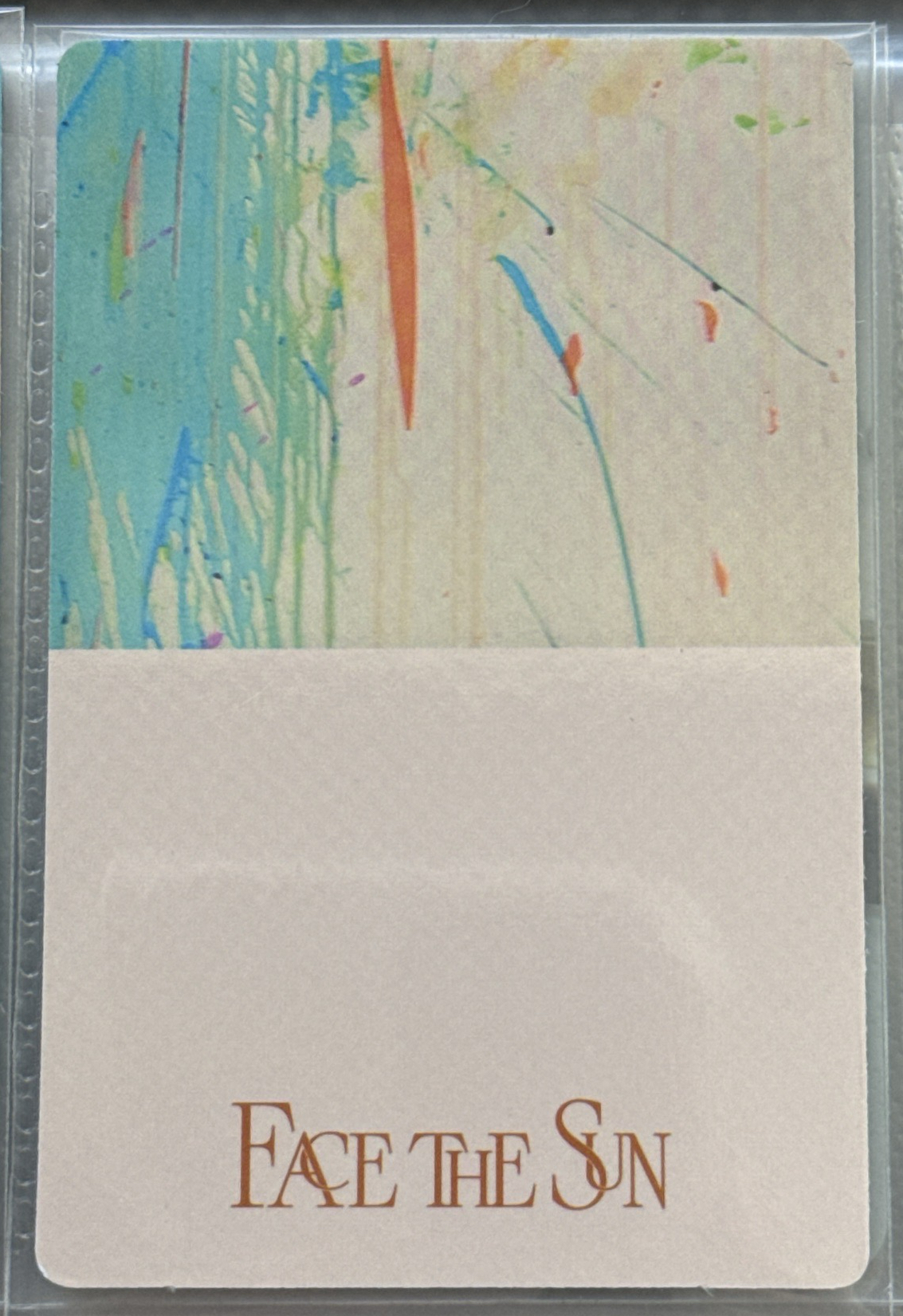 正四油彩盤（2張不拆）