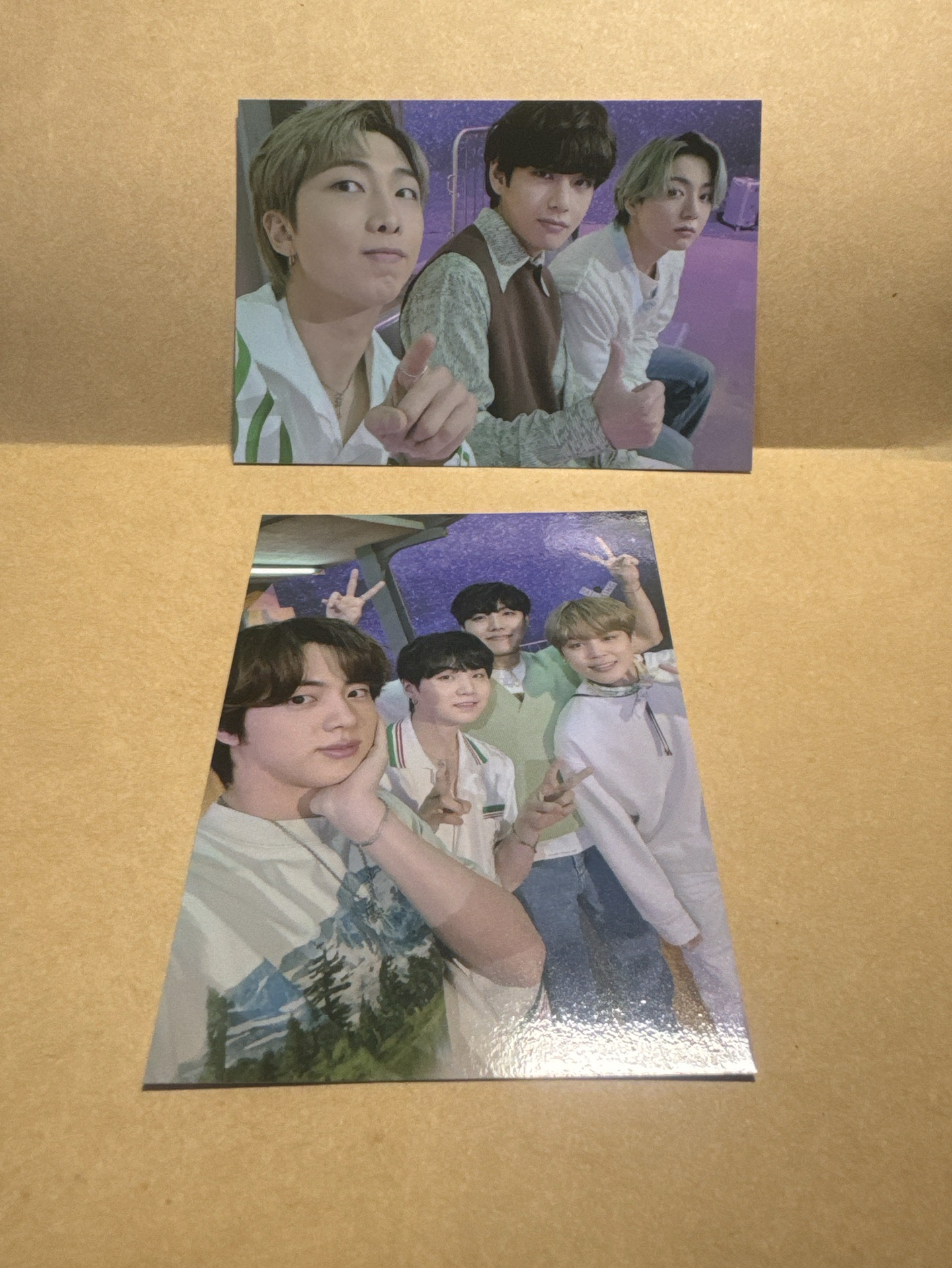 防彈少年團-小宇宙巡演周邊卡-側背包小卡