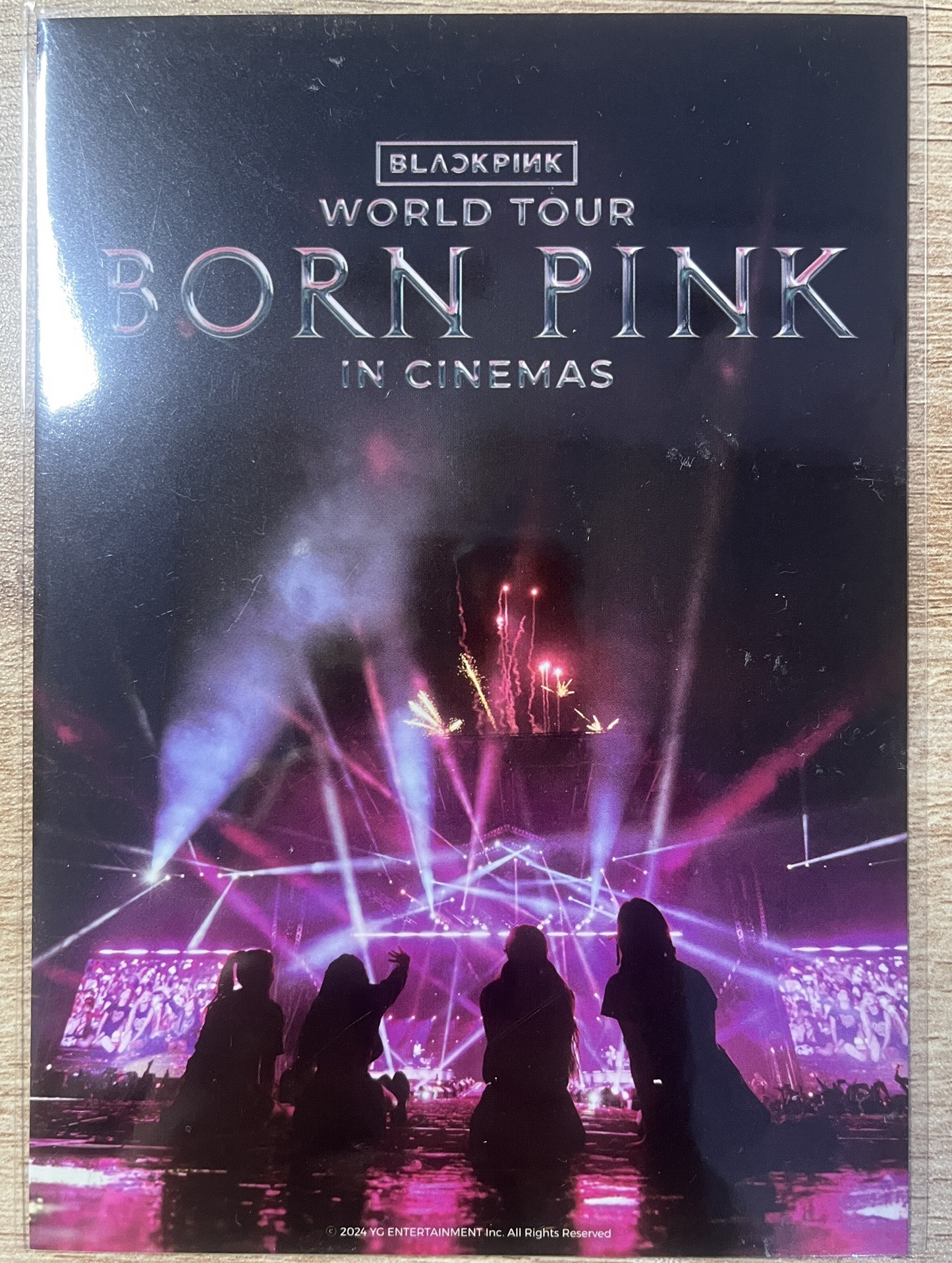 Blackpink 2巡電影 明信片 
