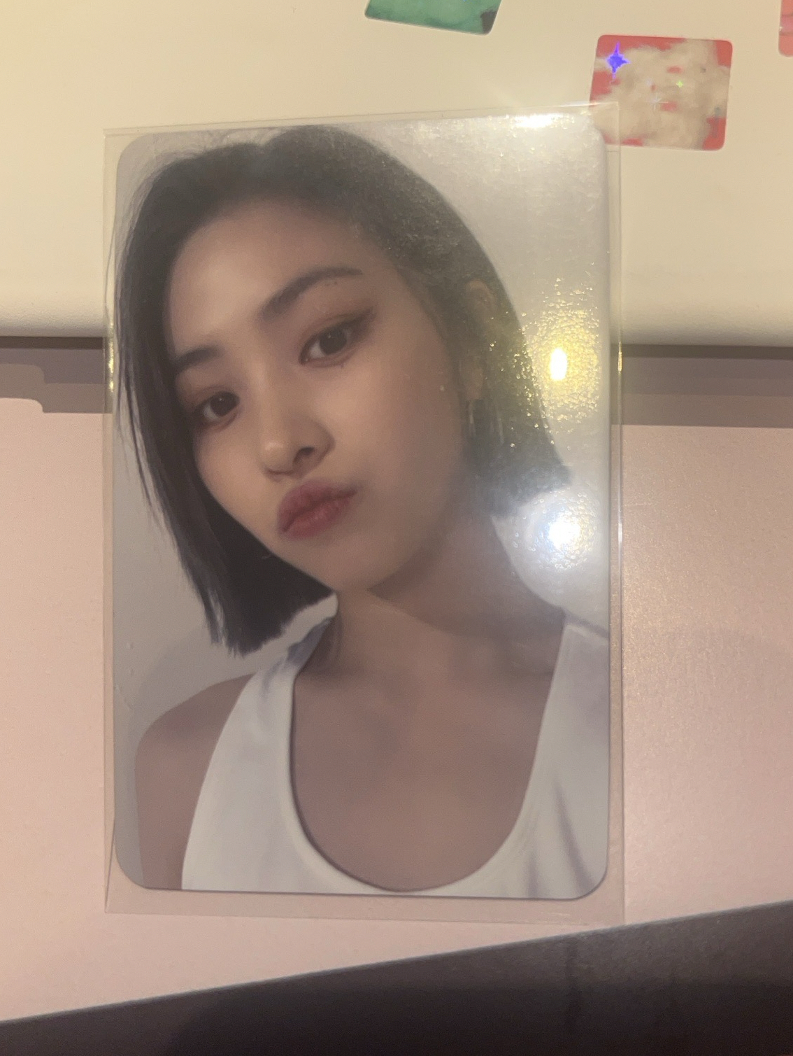 柴郡貓 mp幸運卡 留 手寫卡背