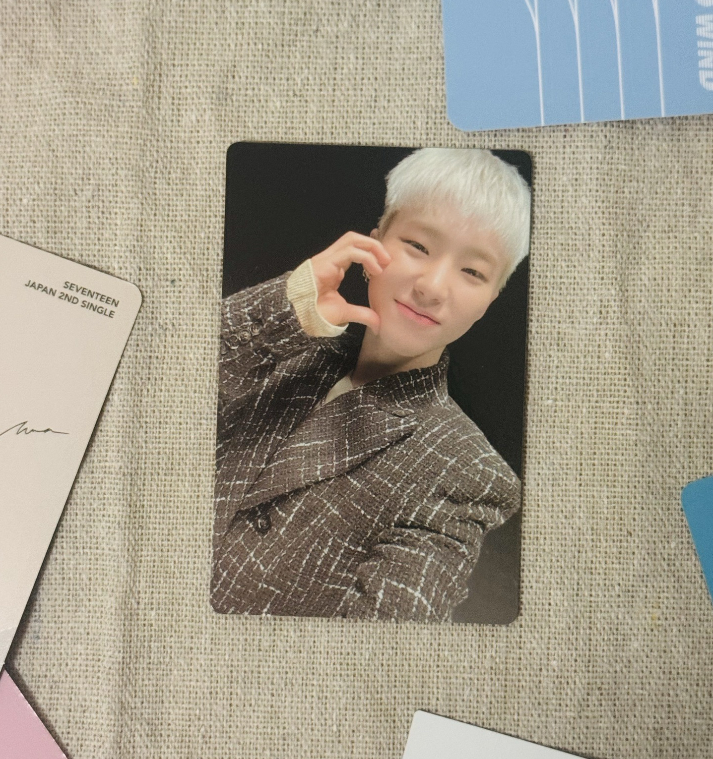 SEVENTEEN 順榮 HOSHI 正四 克拉盤 專卡 白毛 白髮