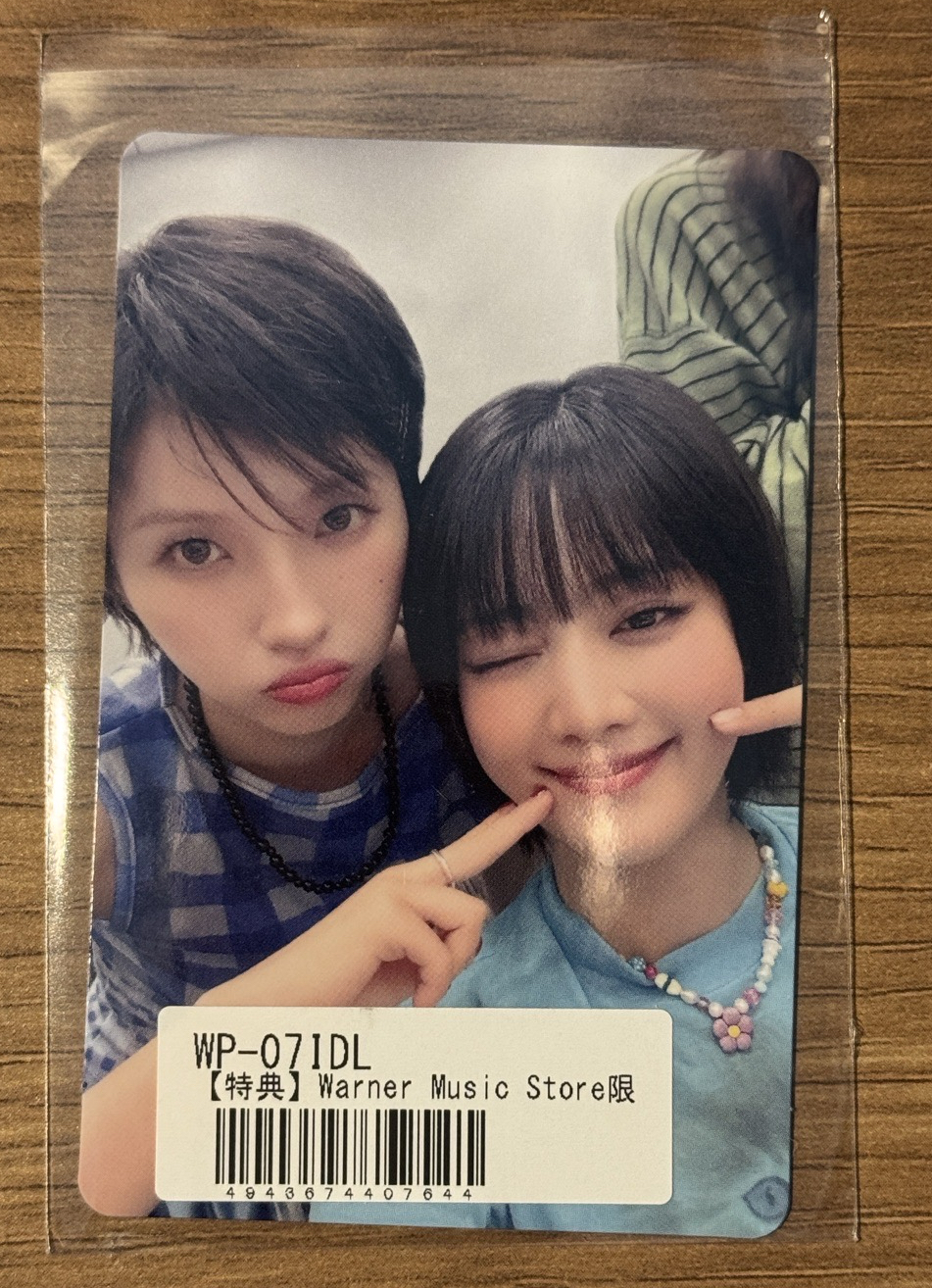 i-dle 華納 分隊卡 特典卡 米卷