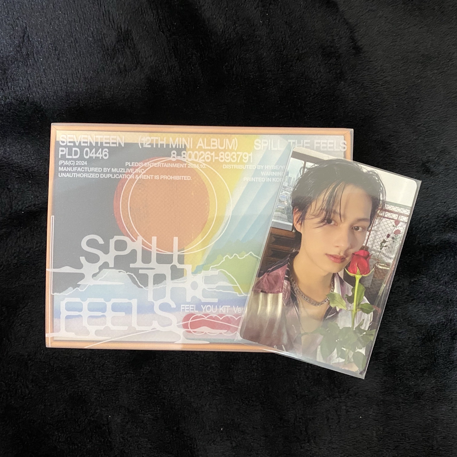 💎SEVENYEEN MINI12 橘版FEEL YOU KIT ver.俊卡全專