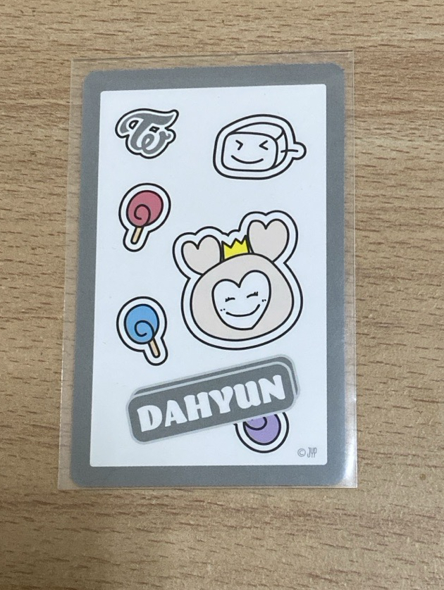 TWICE Dahyun 多賢 日本場週滿額卡