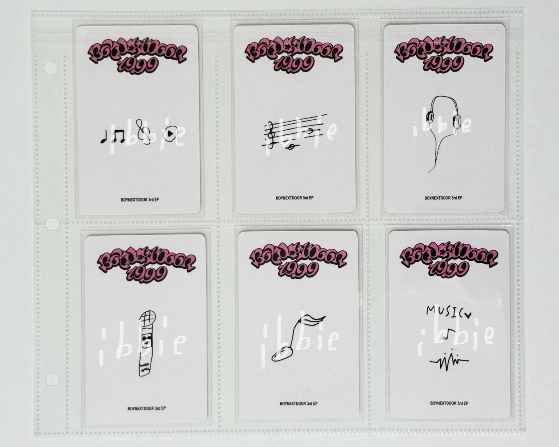 BOYNEXTDOOR BND 19.99 一直娛yzy3.0 一套6張 (非廠卡有下單證明）