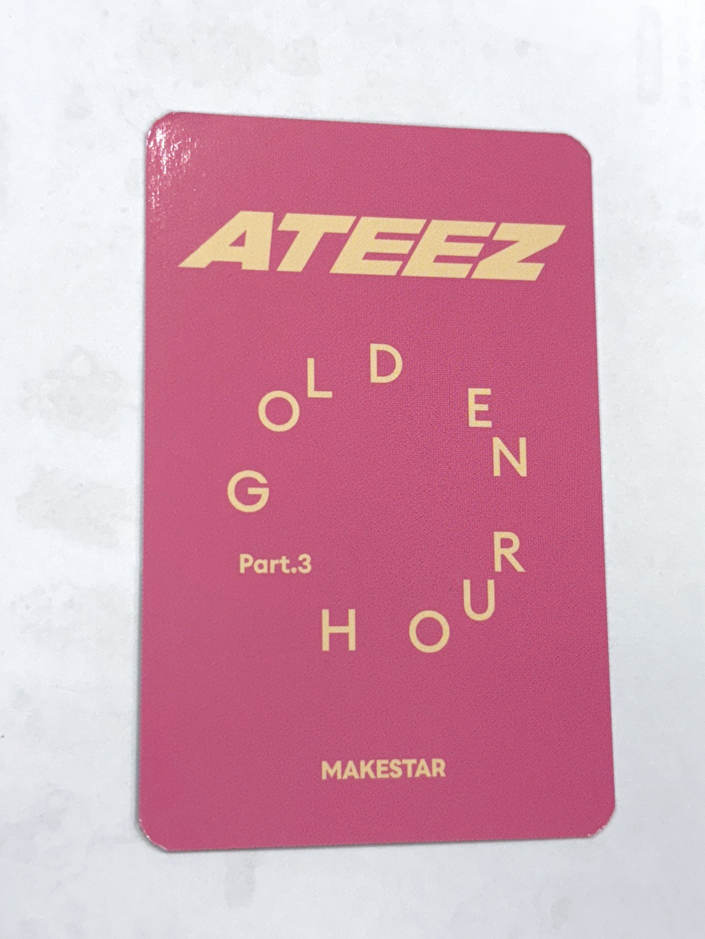 GOLDEN HOUR : Part.3 ms 2.0 簽售卡 小熊軟糖