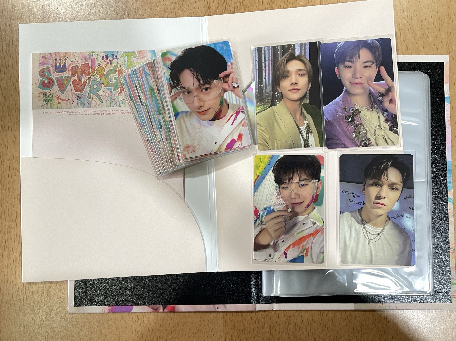 Seventeen正規四 Jun油彩克拉盤