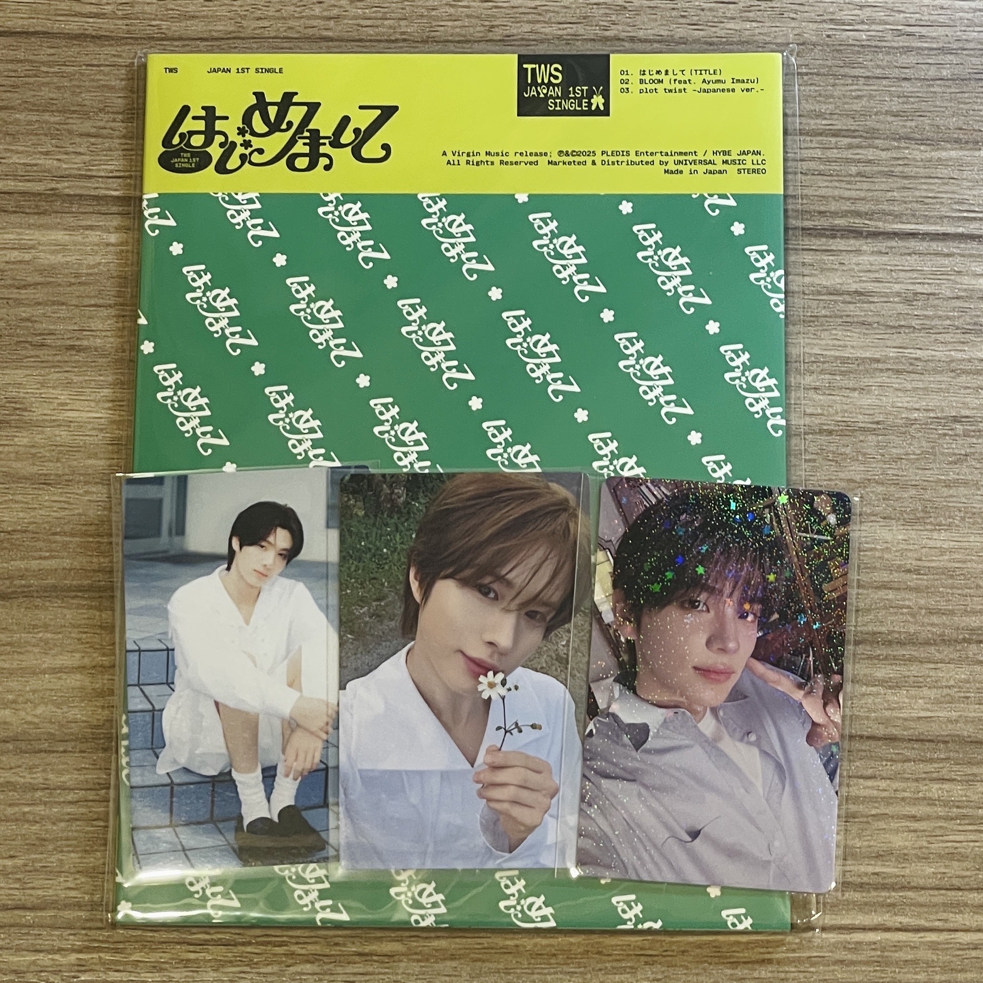 TWS 日專 初次見面 初回B 日咖特典 英宰 申惟 炅潣