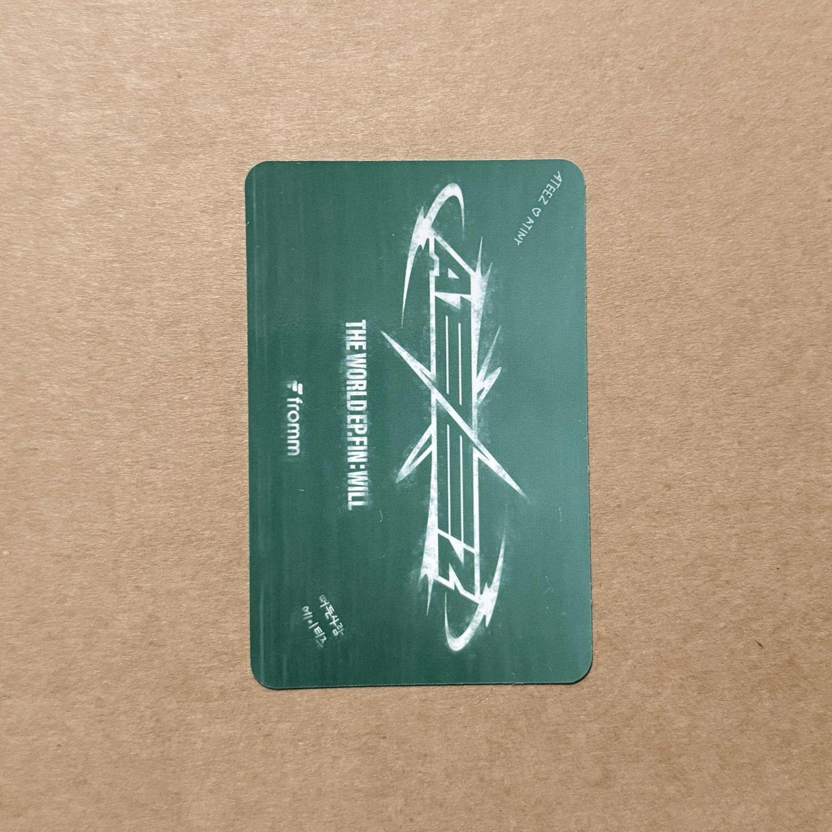 WILL fromm 3.0 簽售卡 名牌 ver. 潤浩