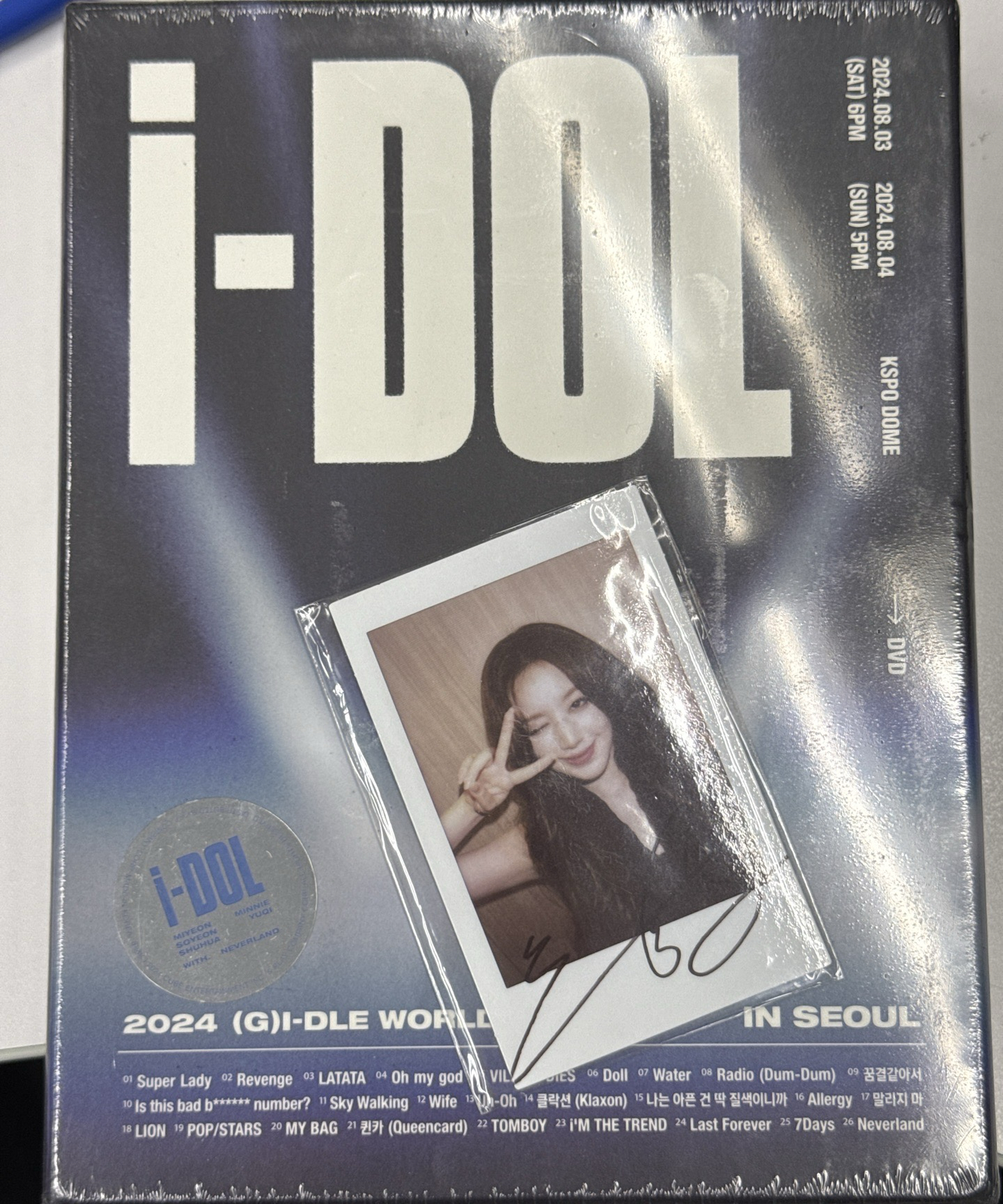 i-dle 2024 Idol 演唱會dvd+預購禮