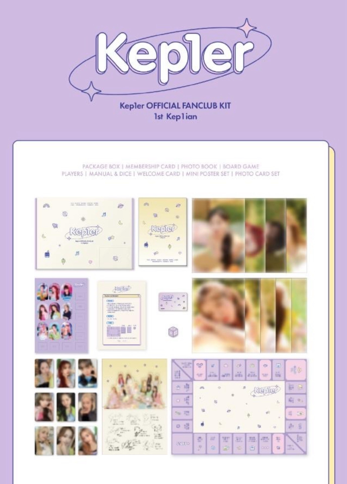 Kep1er OFFICIAL FANCLUB KIT - 1st Kep1ian