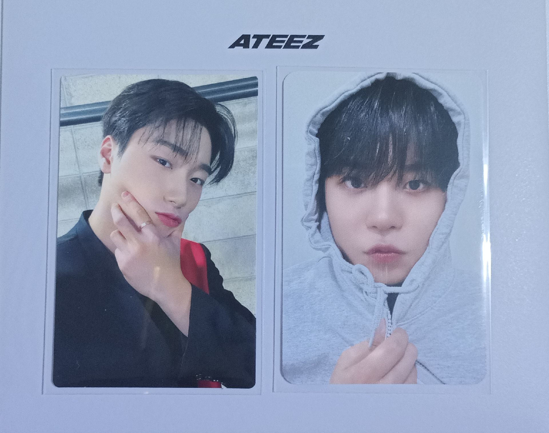 ATEEZ 傘 鍾浩 小卡 二張合售