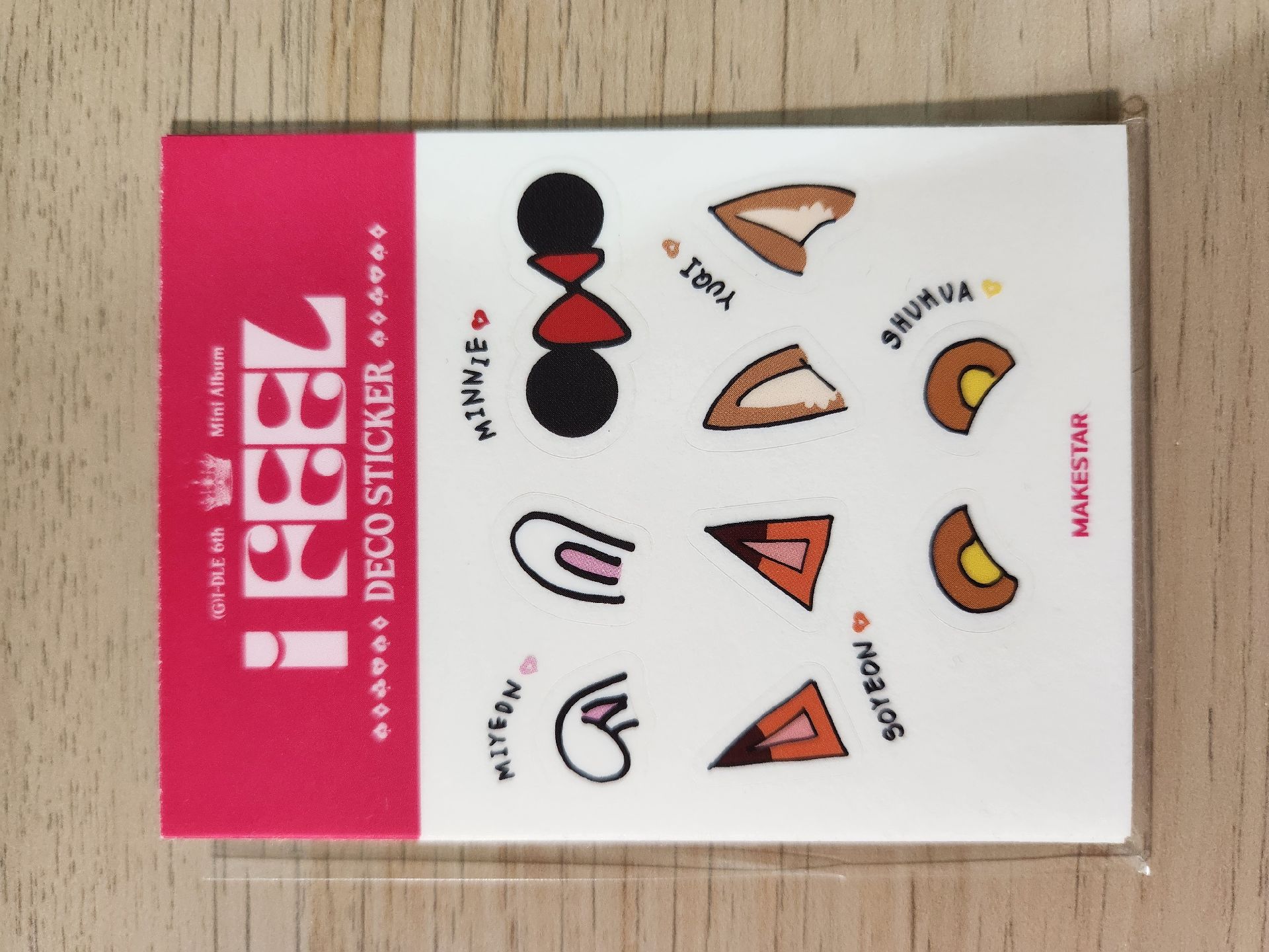 迷六MS2.0成員手繪裝飾貼紙