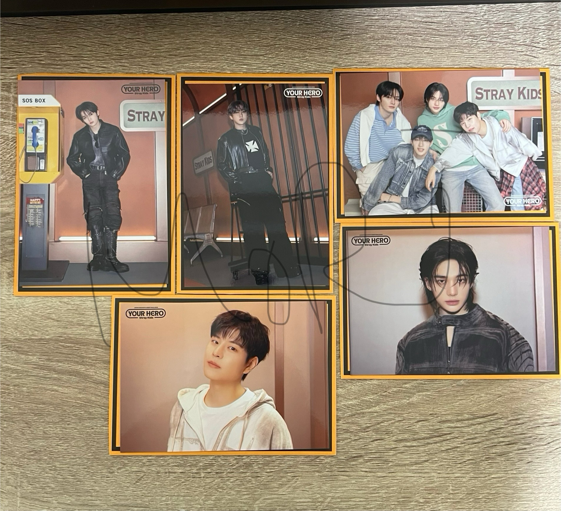 Stray kids 日本 Your hero 周邊 隨機大卡