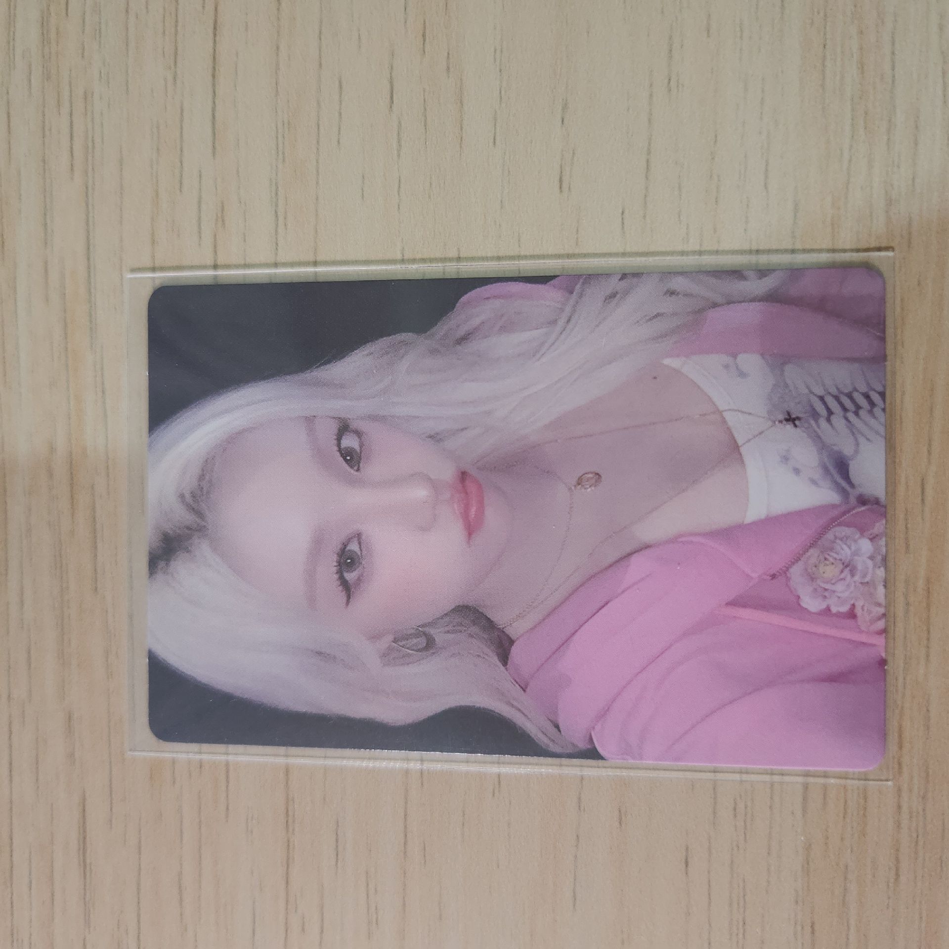 雨琦solo專卡 粉外套