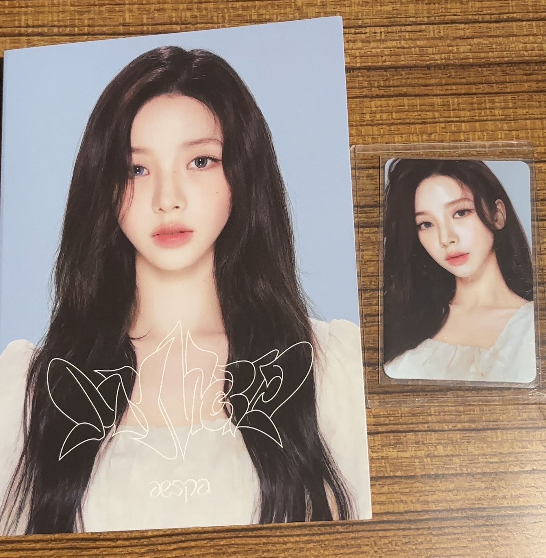 aespa MY World 明信片書柚 整組不拆