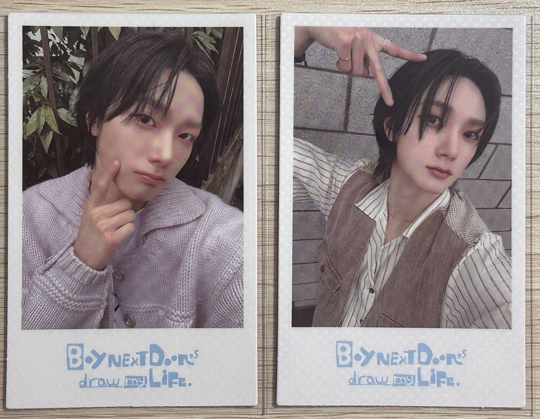 BOYNEXTDOOR ⌂ Sungho 回憶錄 拍立得