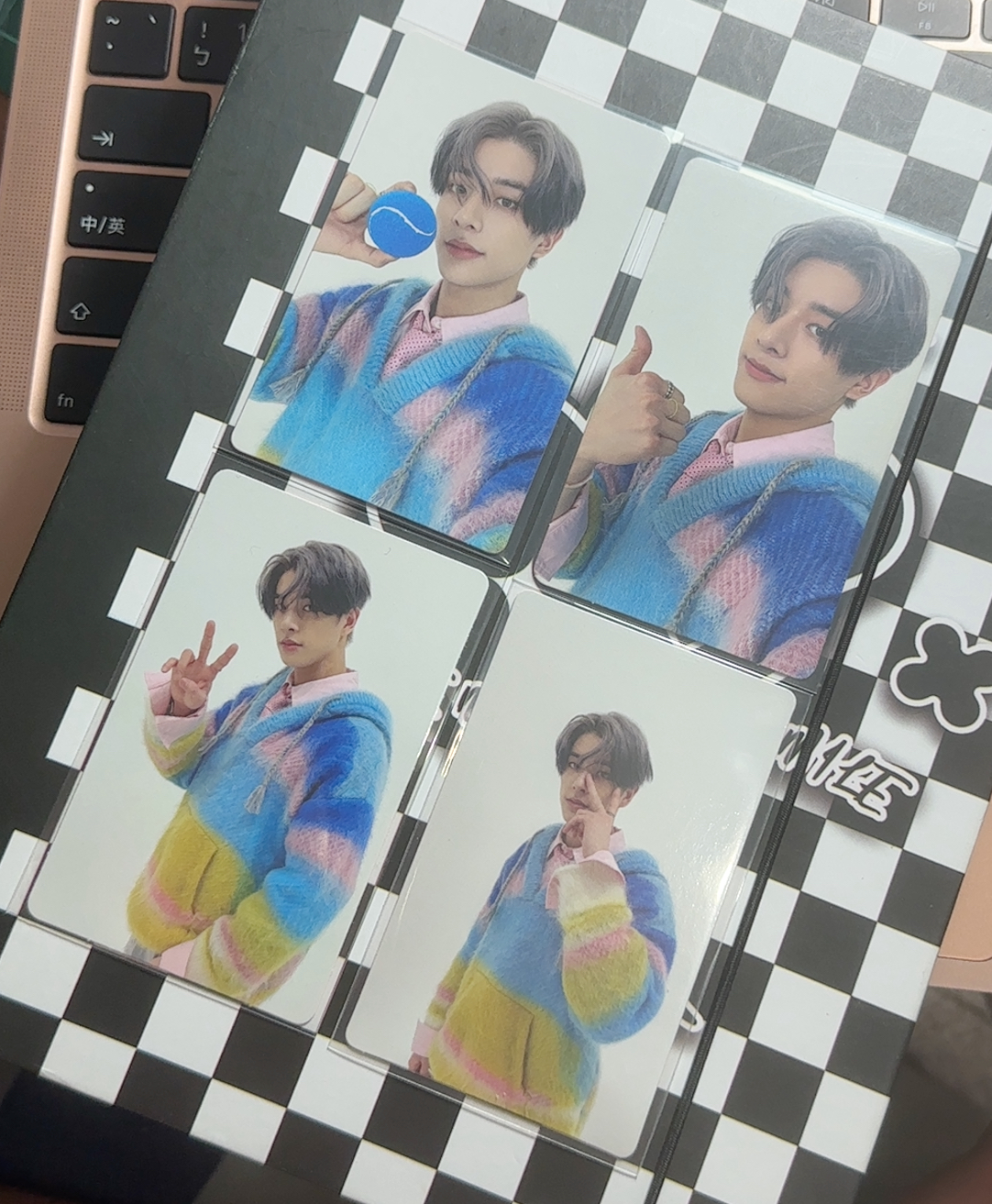 迷三彩色毛衣倫set