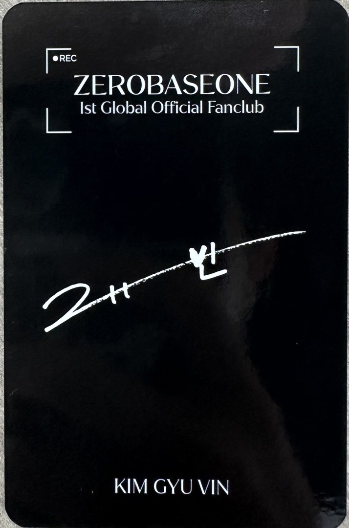 zb1 一期會員禮 金奎彬卡