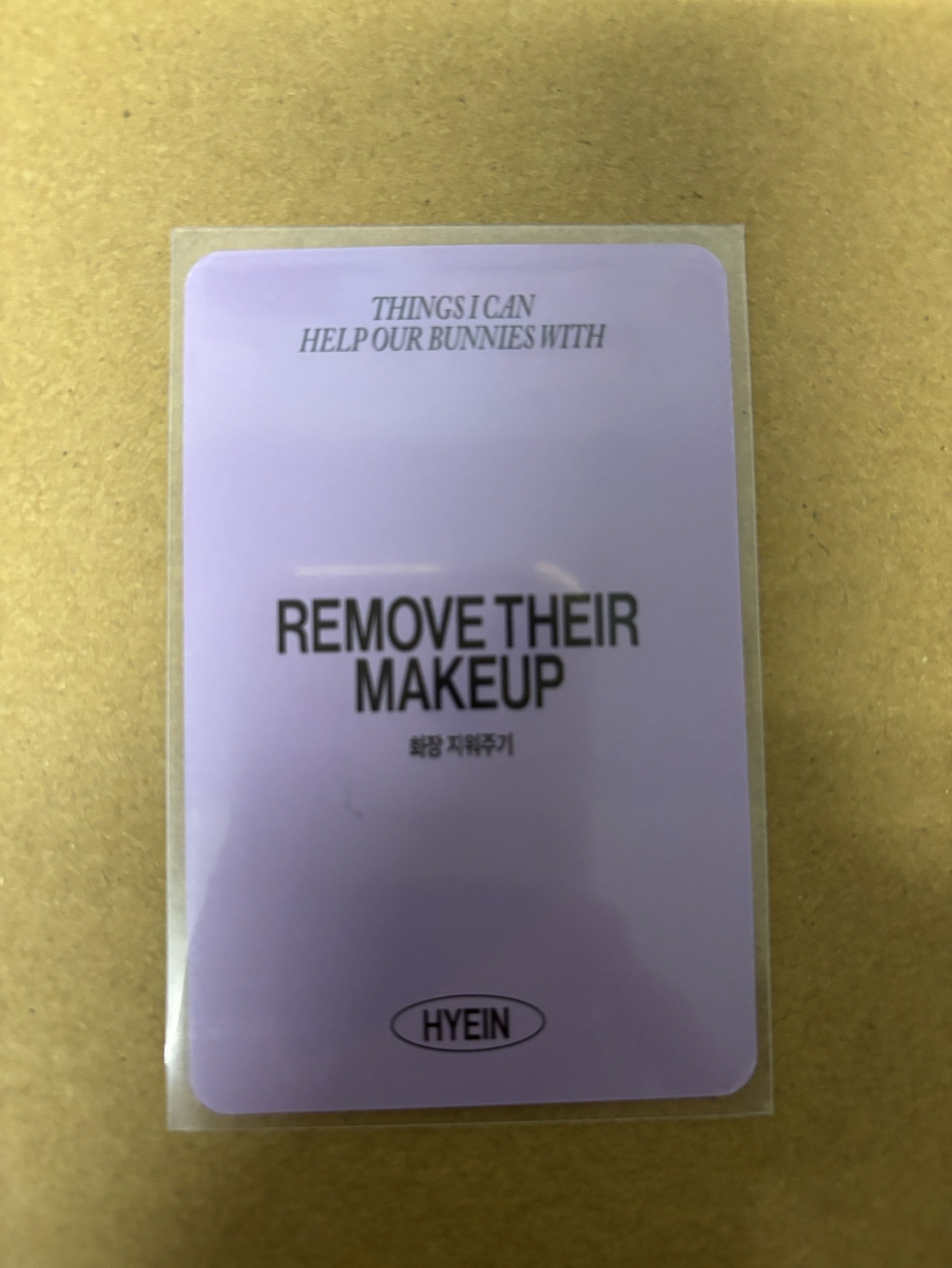 New jeans Hyein 2025SG 年曆卡 