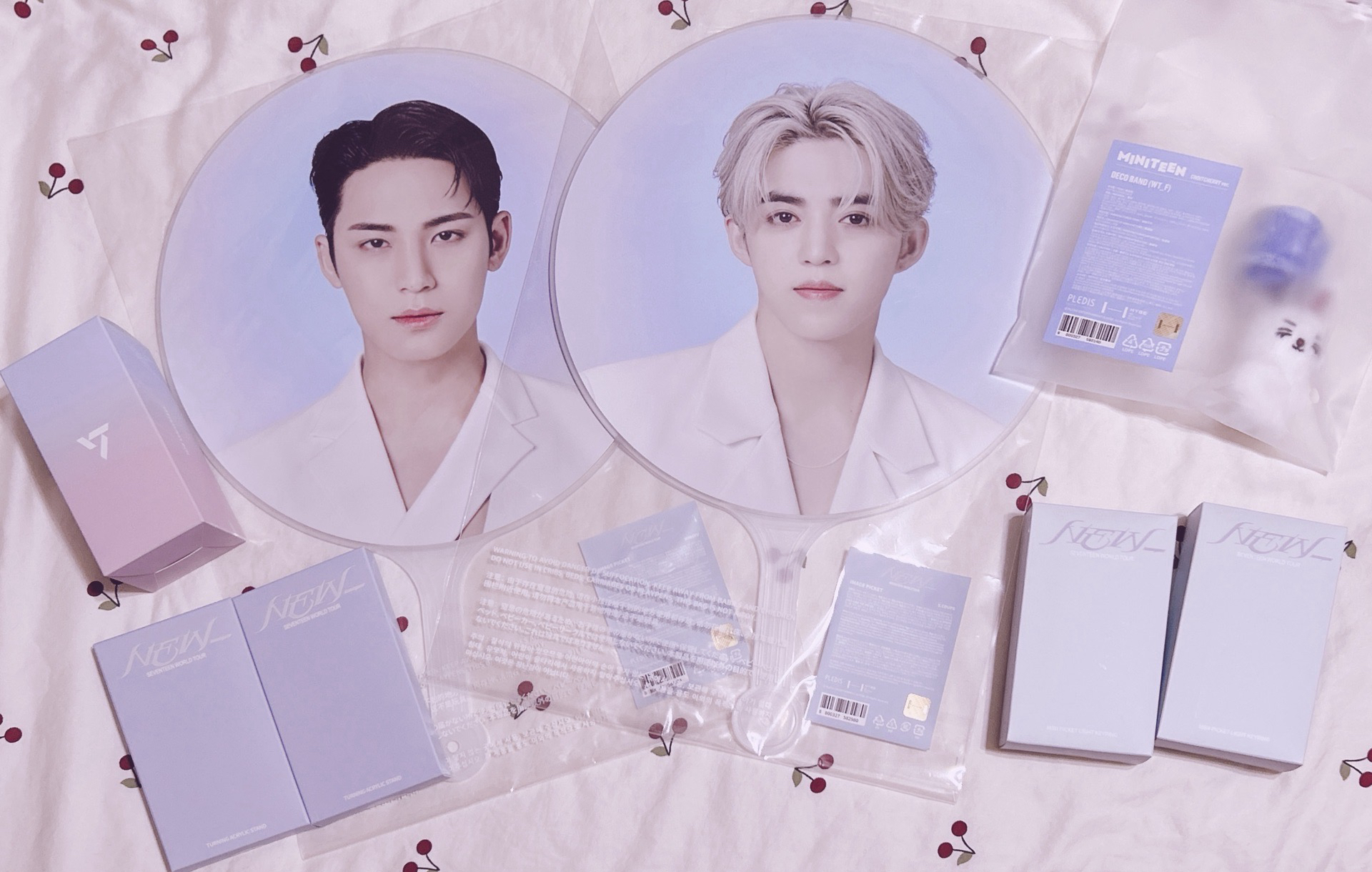 SEVENTEEN NEW_ 新巡 大扇 手燈吊飾 手燈環 小手燈