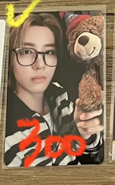 19.99 yzy 3.0 簽售卡 抱熊5