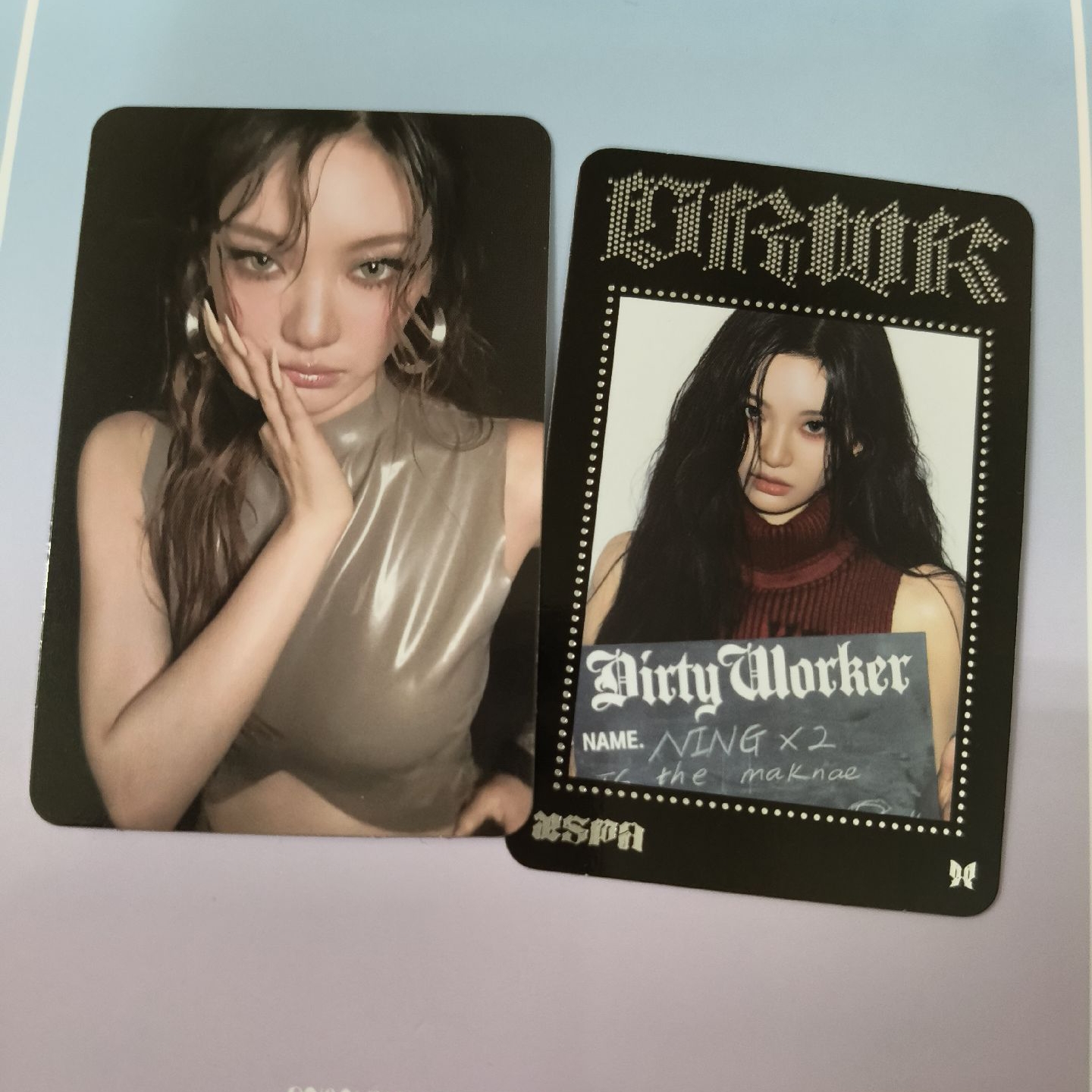 aespa Dirty Work 隨機卡 寧寧