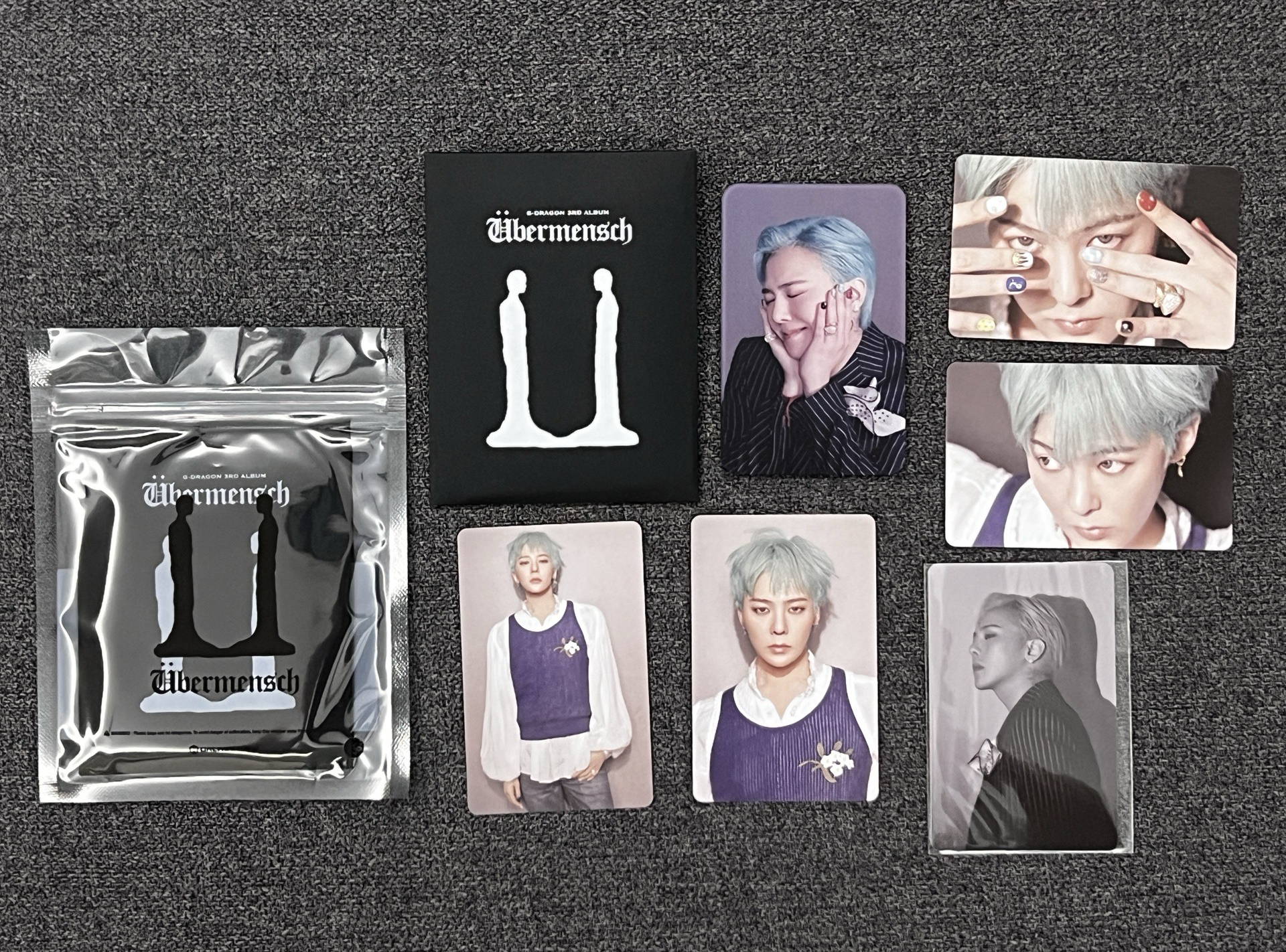 G-Dragon 台北展覽 明信片+小卡