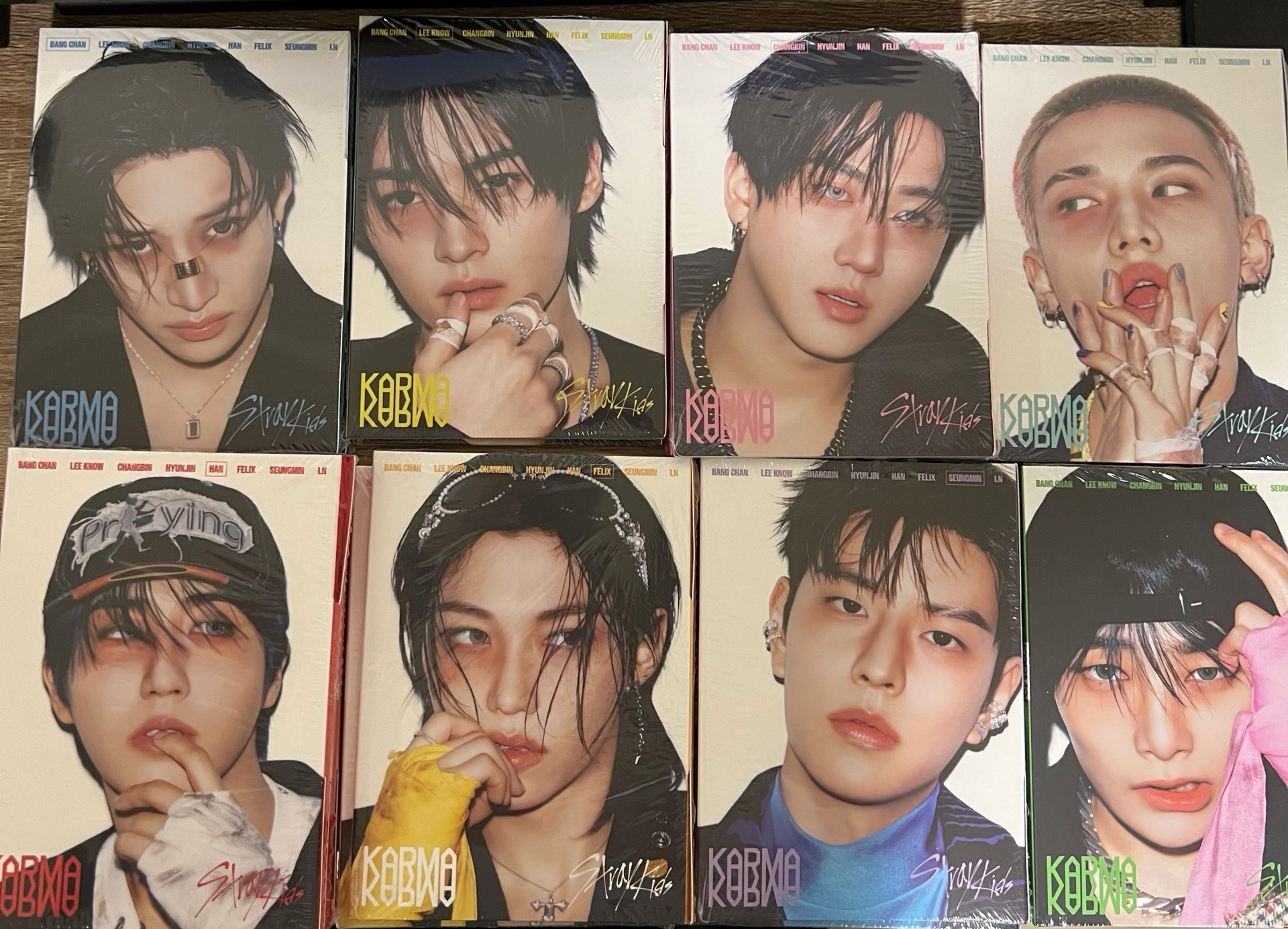 Stray kids Karma 單封 已拆 未拆 全專 ACCORDION VER 成員封面