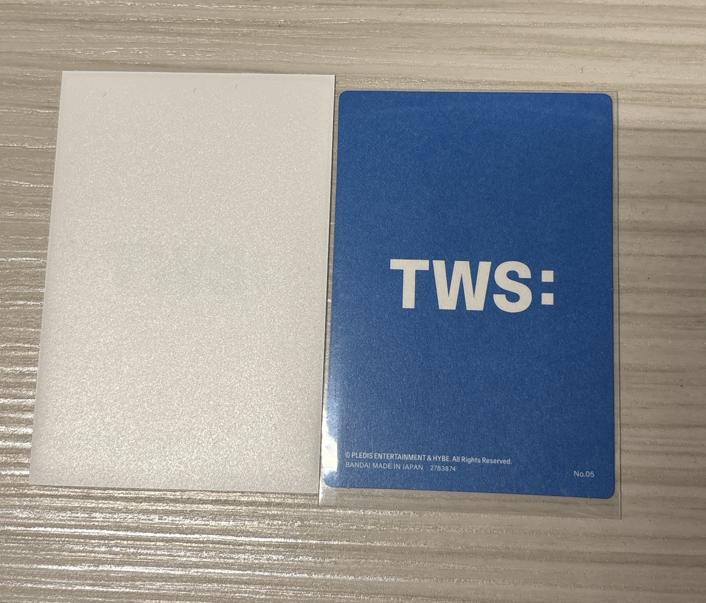 Tws韓志薫 李炅潣 餅乾卡