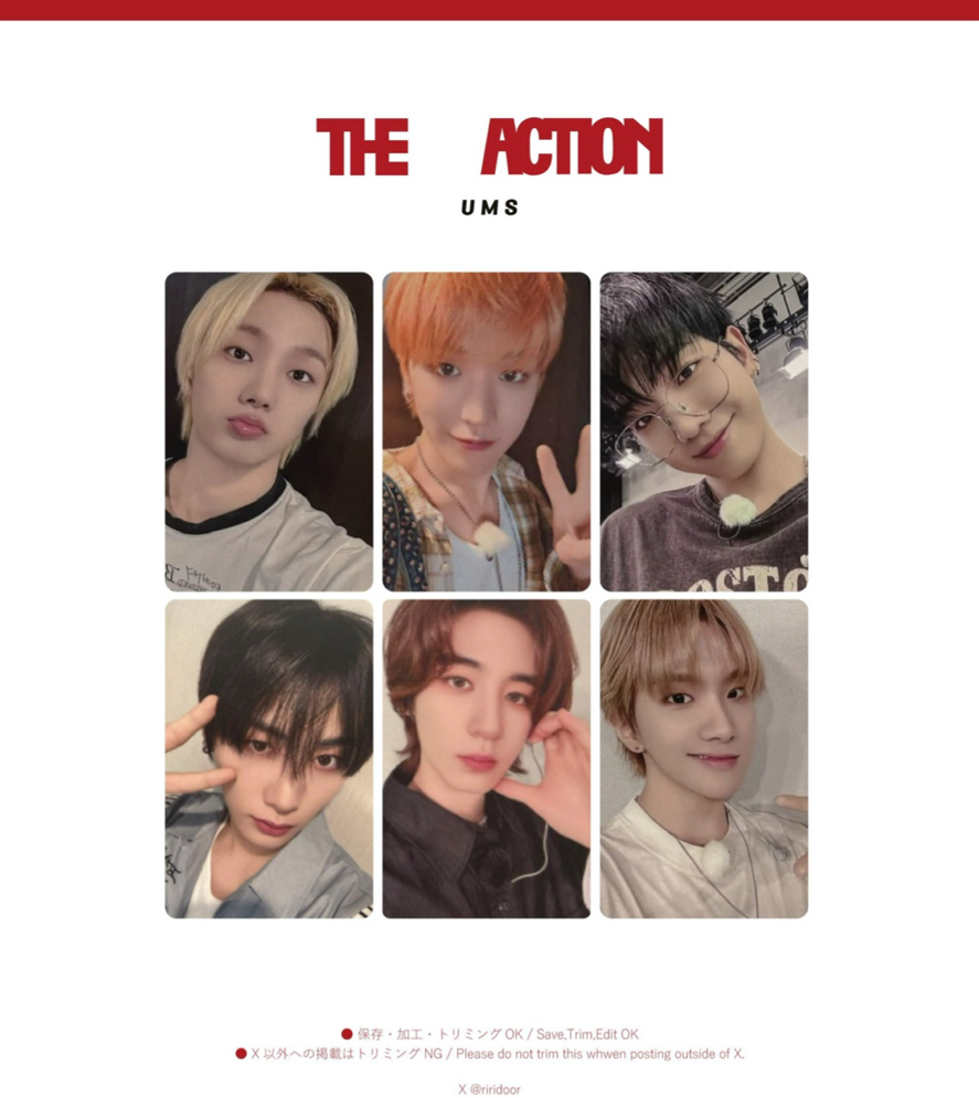 The Action 環球 預售 特典卡 李涵