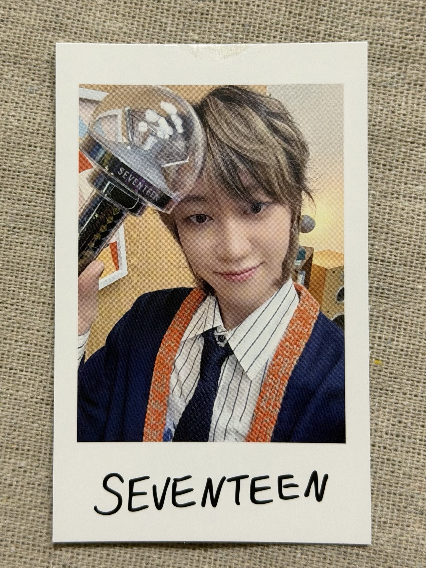 SEVENTEEN TH8 holiday 拍立得貼紙 拿棒八 有損