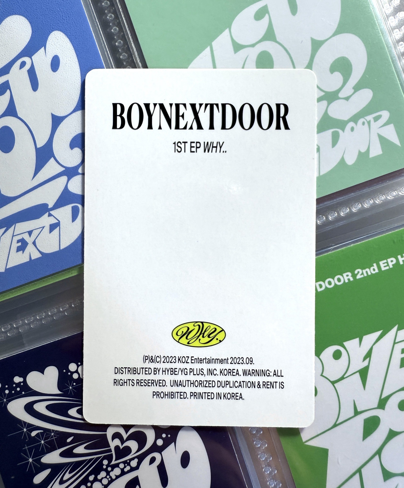 ❇️ WHY.. 專輯卡 Dazed 版 明宰鉉