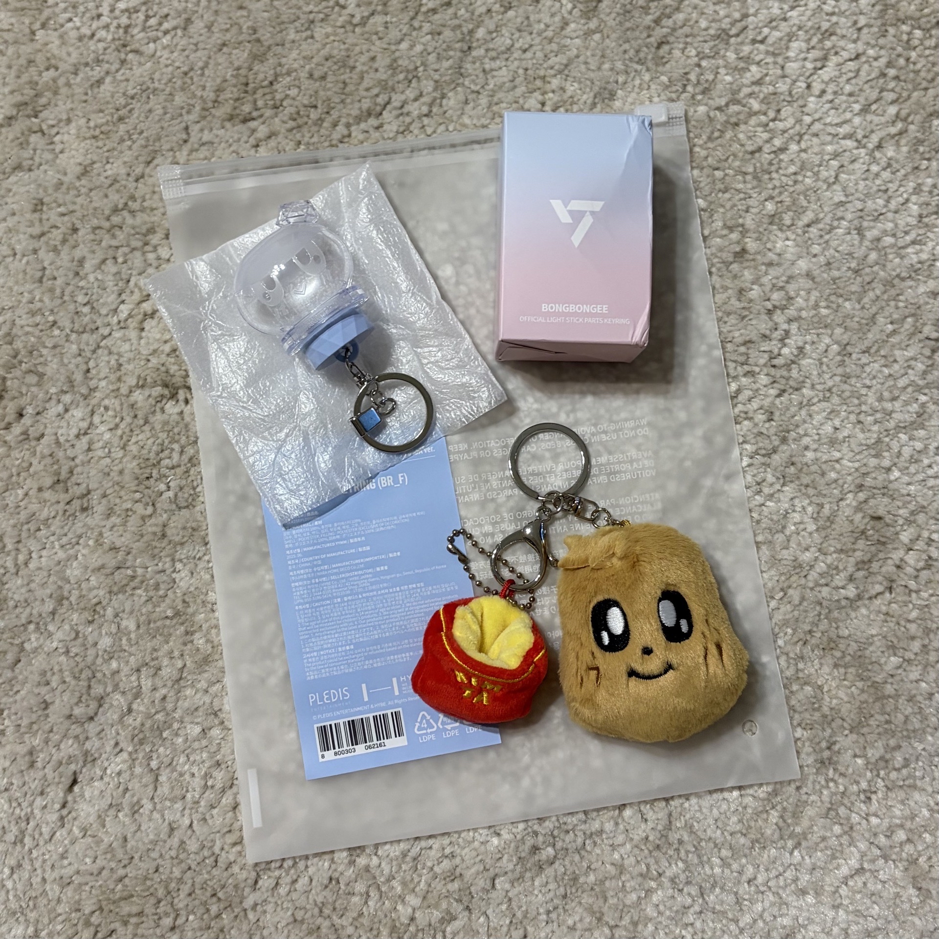 SEVENTEEN｜奎｜大頭吊飾+蹦蹦頭、大頭筆