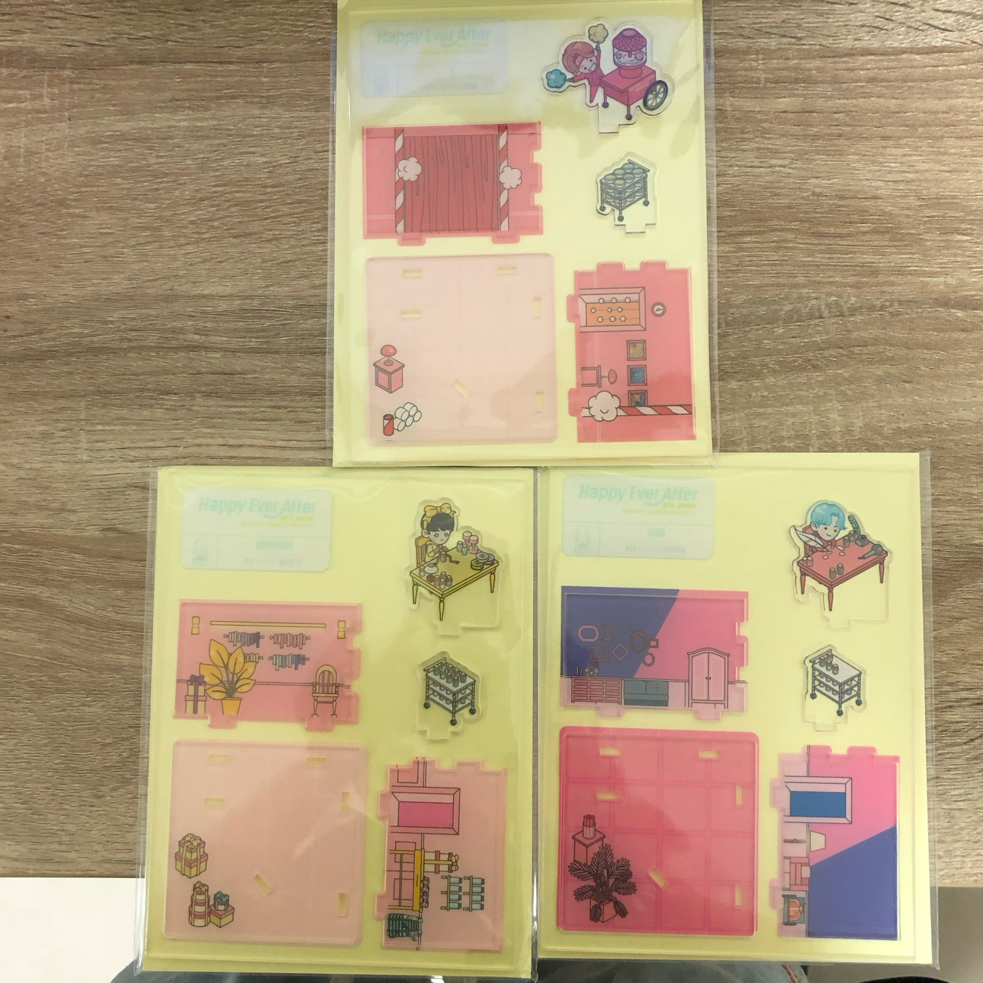 BTS 防彈少年團 日四期 Q版立牌 Happy ever after